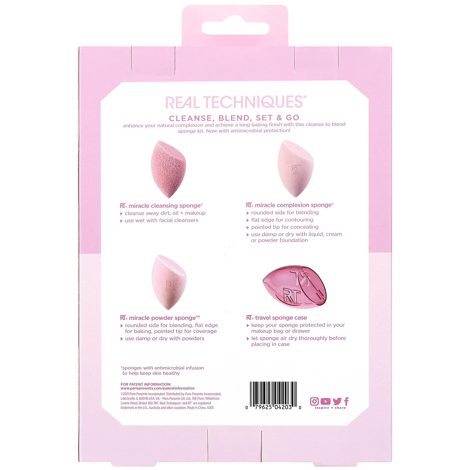 Real Techniques Cleanse, Blend, Set and Go Set - Image 3