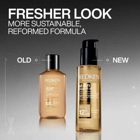 Redken All Soft Argain-6 Oil 100ml - Image 4