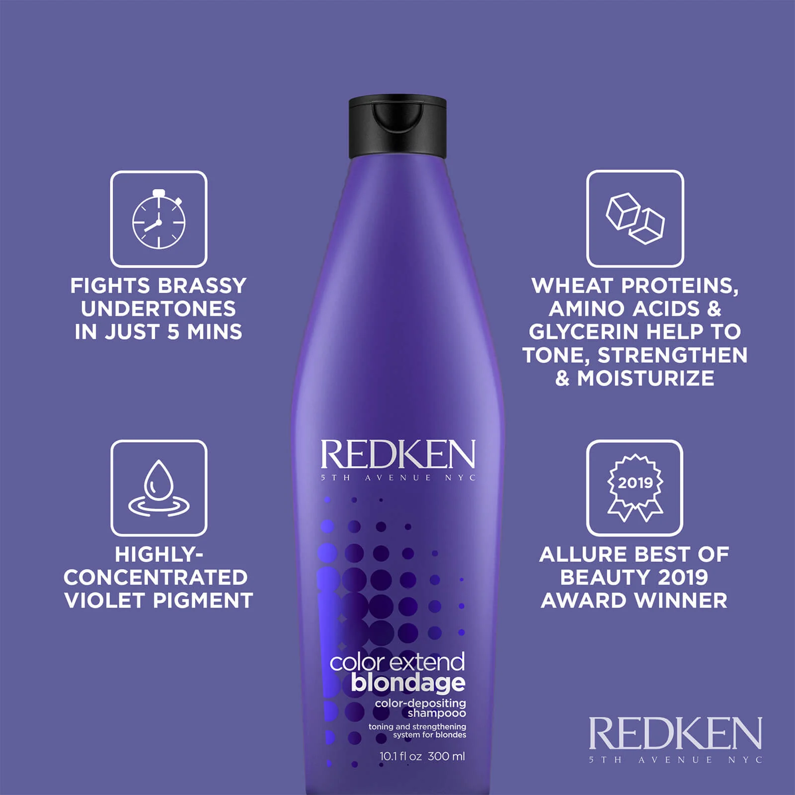 Redken Color Extend Blondage Shampoo 300ml - Image 3