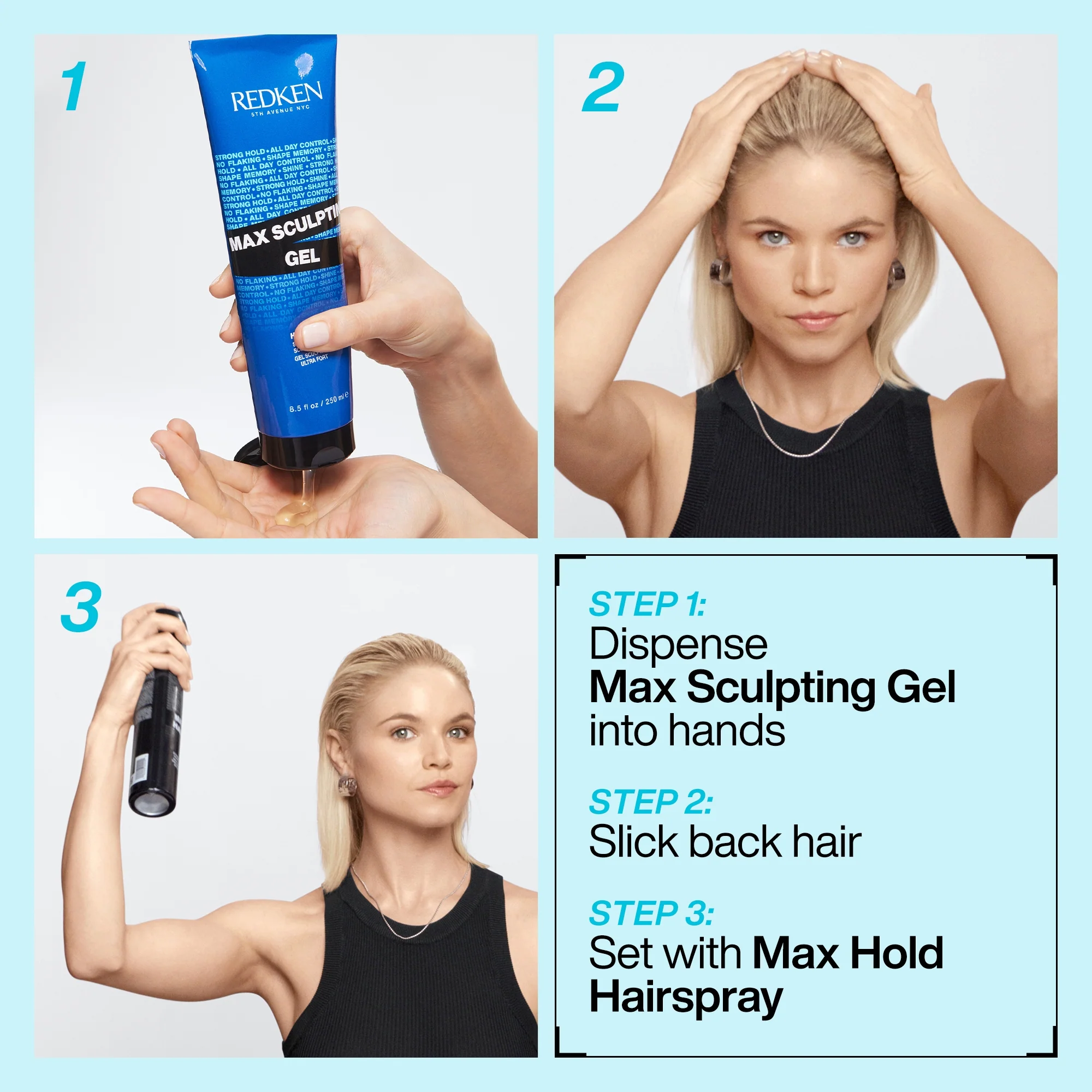 Redken Max Sculpt Gel 250ml - Image 5