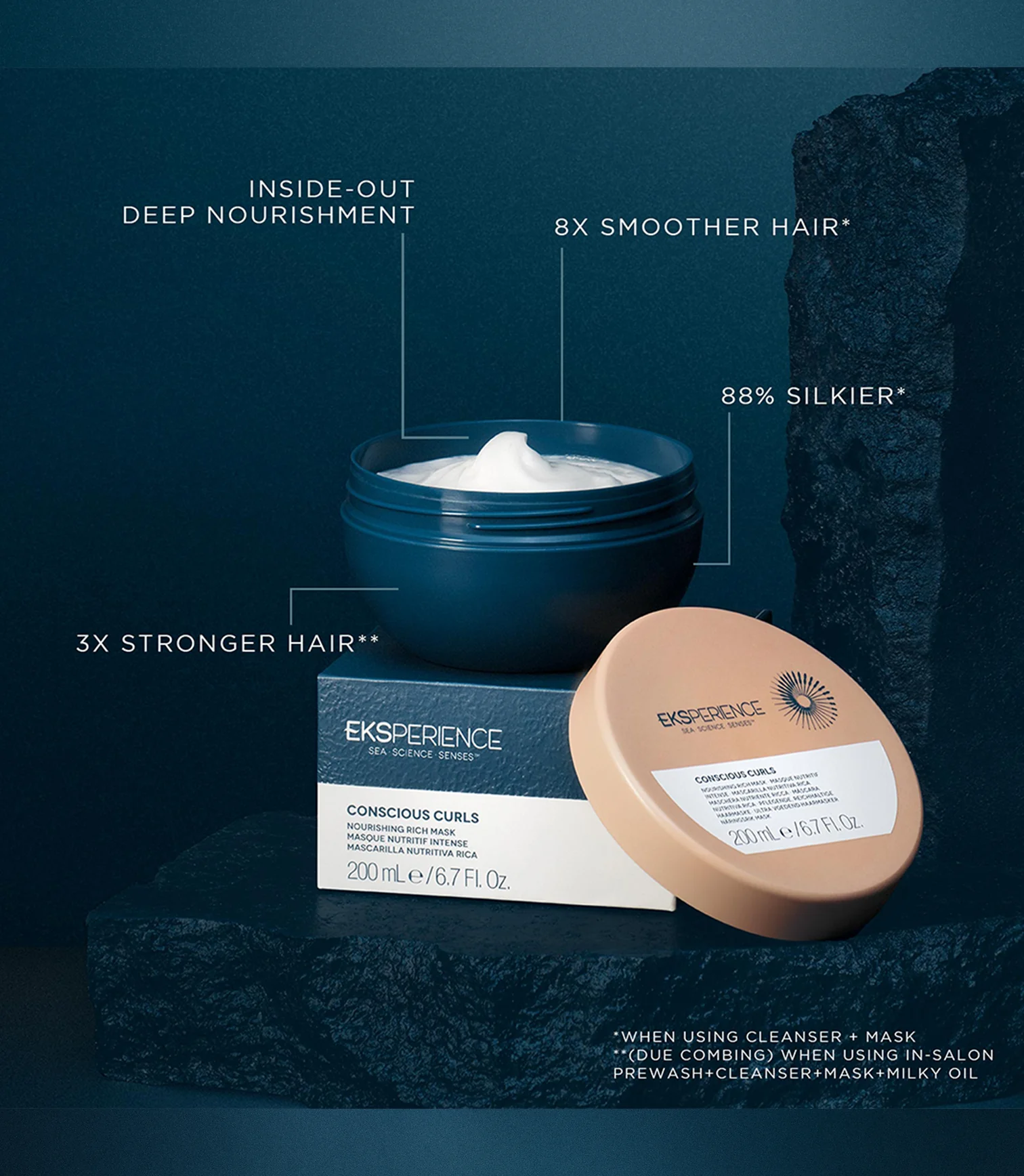Revlon Professional Eksperience Conscious Curl Nourishing Rich Mask 200ml - Image 3