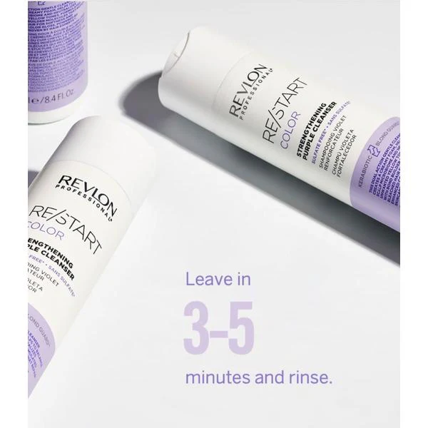 Revlon Professional RE/START Color Strengthening Purple Cleanser 250ml - Image 4