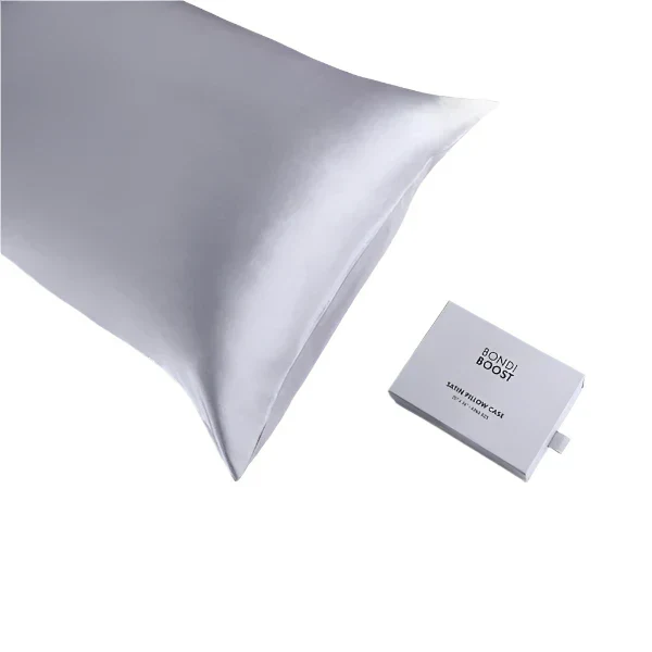 Bondi Boost Satin Pillowcase GREY (Standard Size)