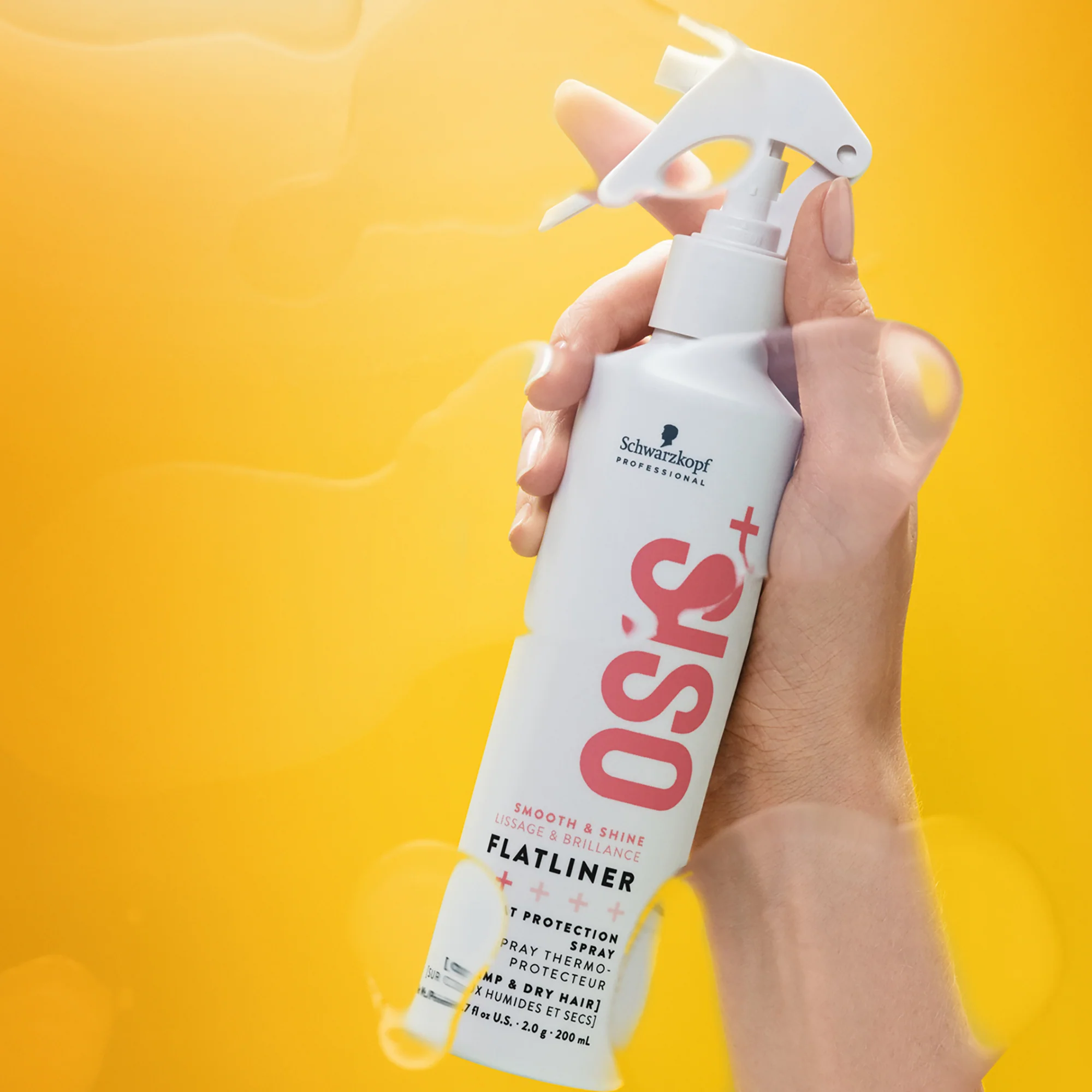 Schwarzkopf Professional OSiS+ Flatliner Heat Protection Spray 200ml - Image 2