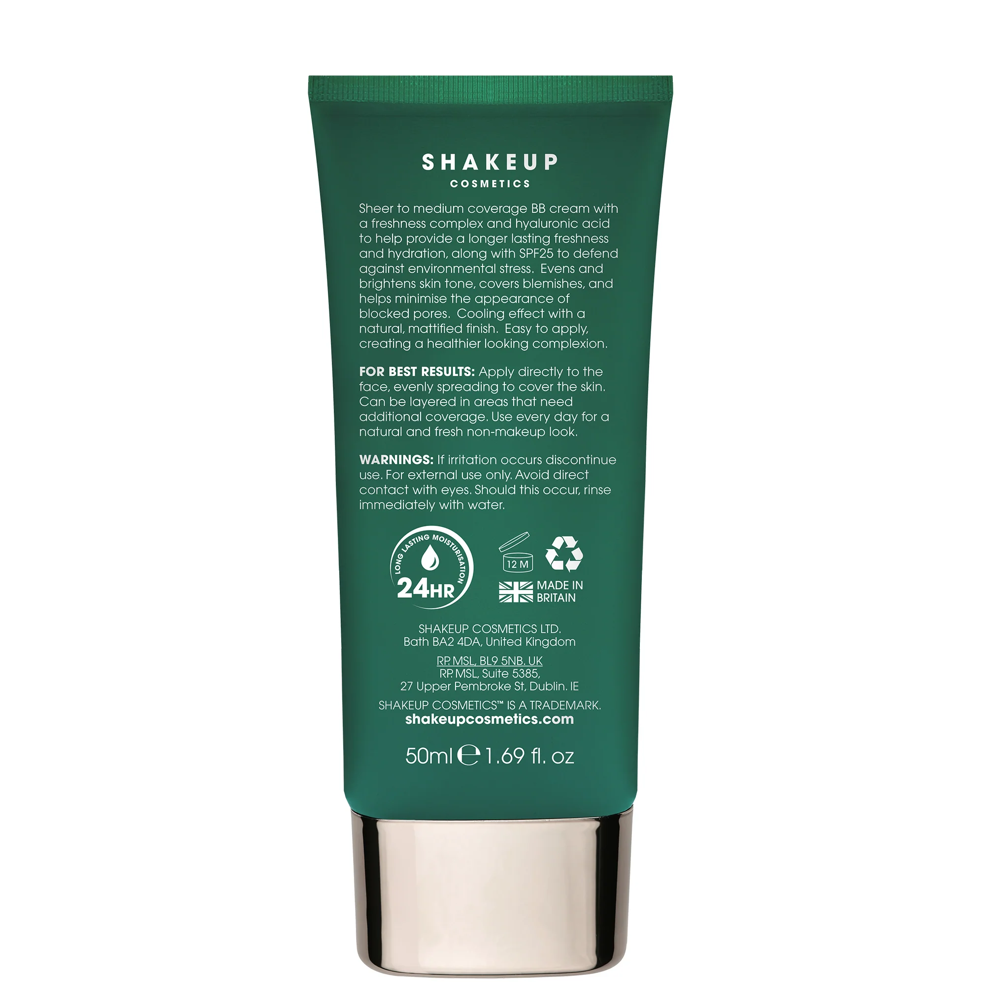 Shakeup Cosmetics Let's Face It BB Tinted Moisturiser 50ml (Various Shades) - Image 2