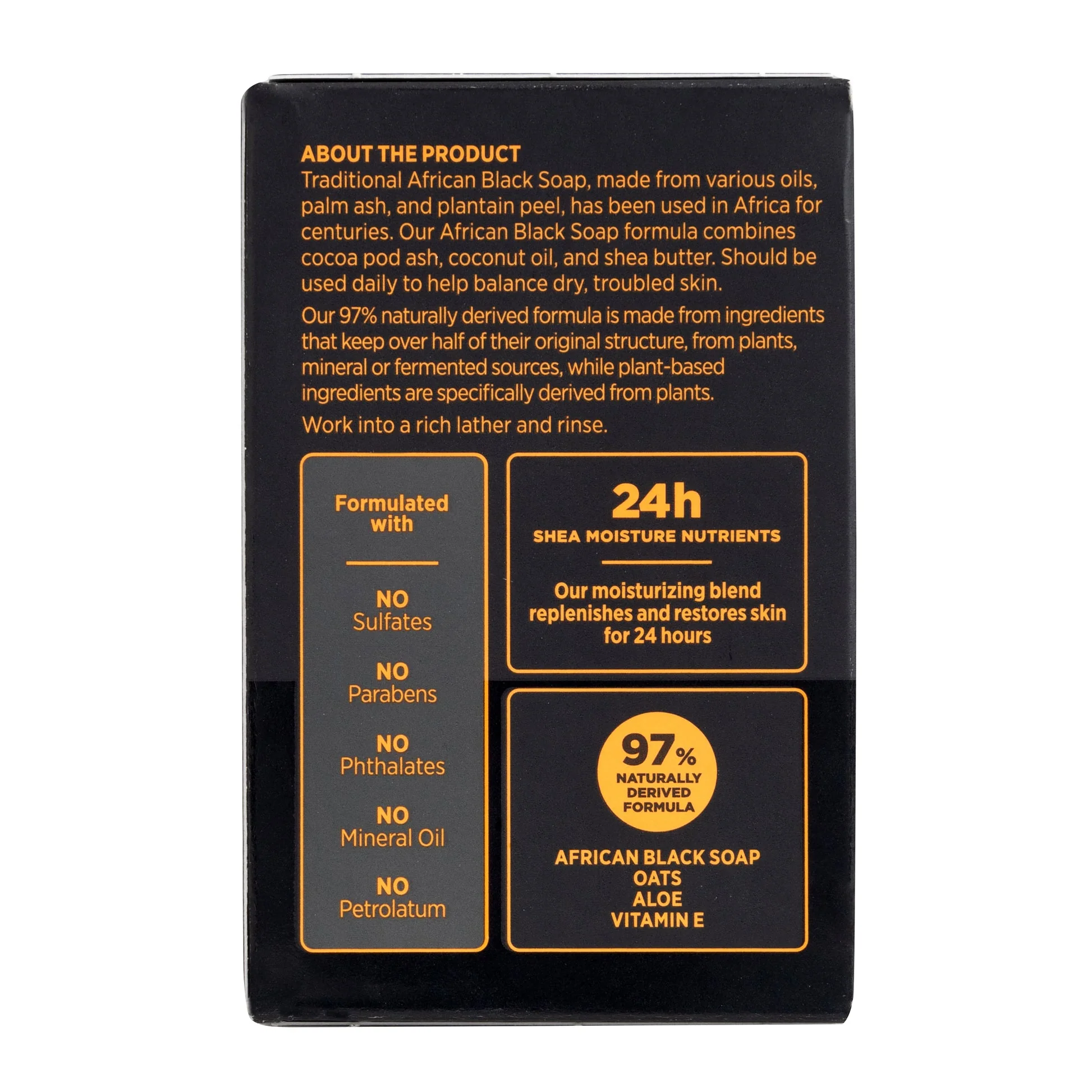SheaMoisture African Black Soap with Shea Butter 227g - Image 3