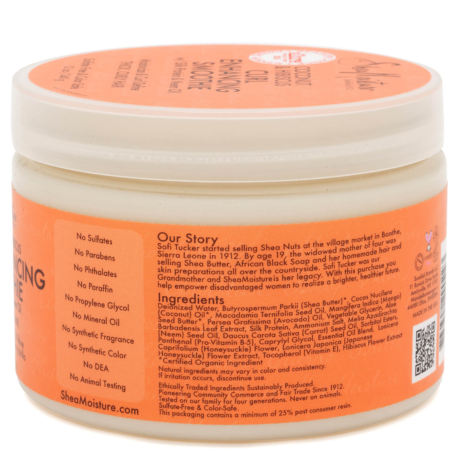 SheaMoisture Coconut & Hibiscus Curl Enhancing Smoothie 326g - Image 3