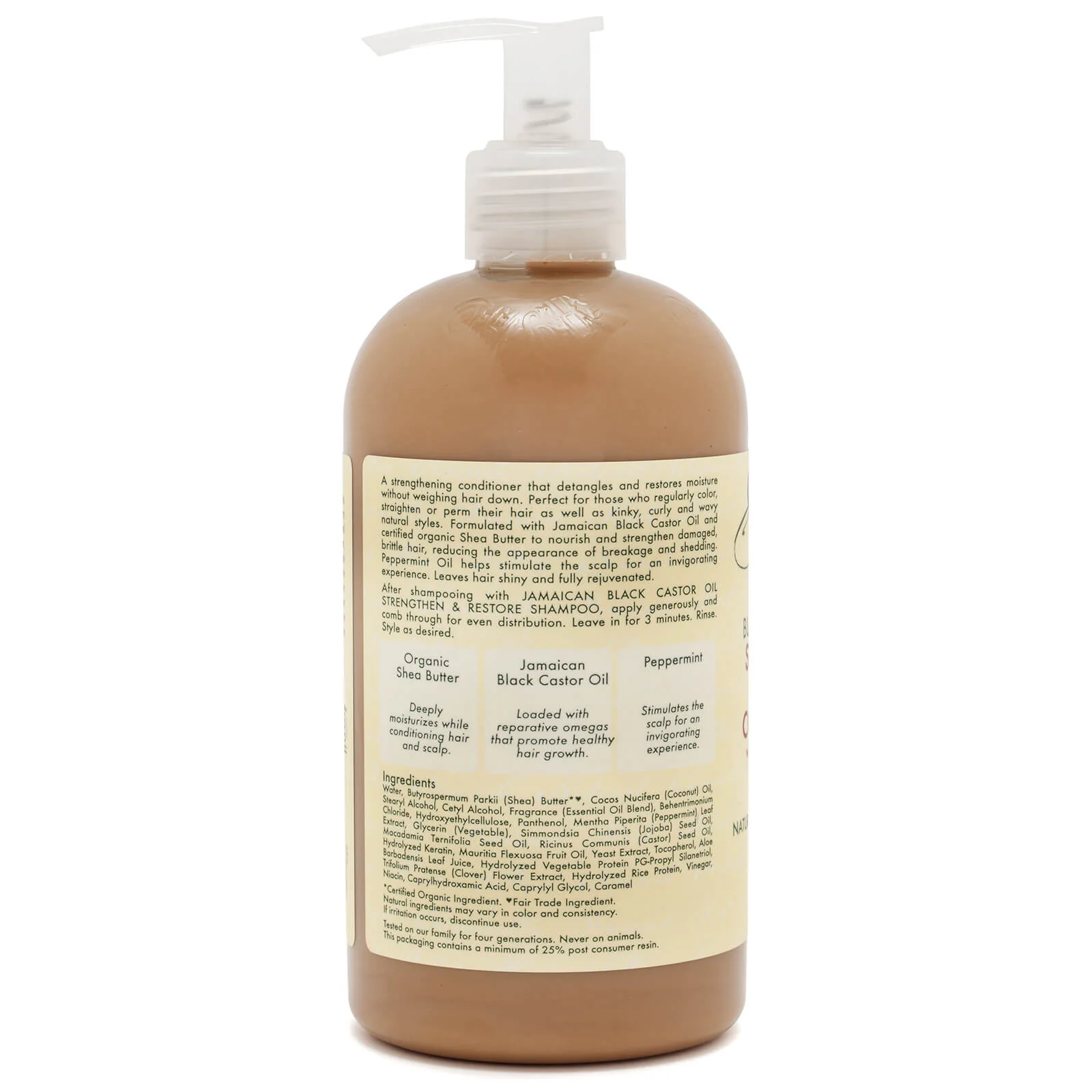 SheaMoisture Jamaican Black Castor Oil Strengthen & Restore Conditioner 384ml - Image 2