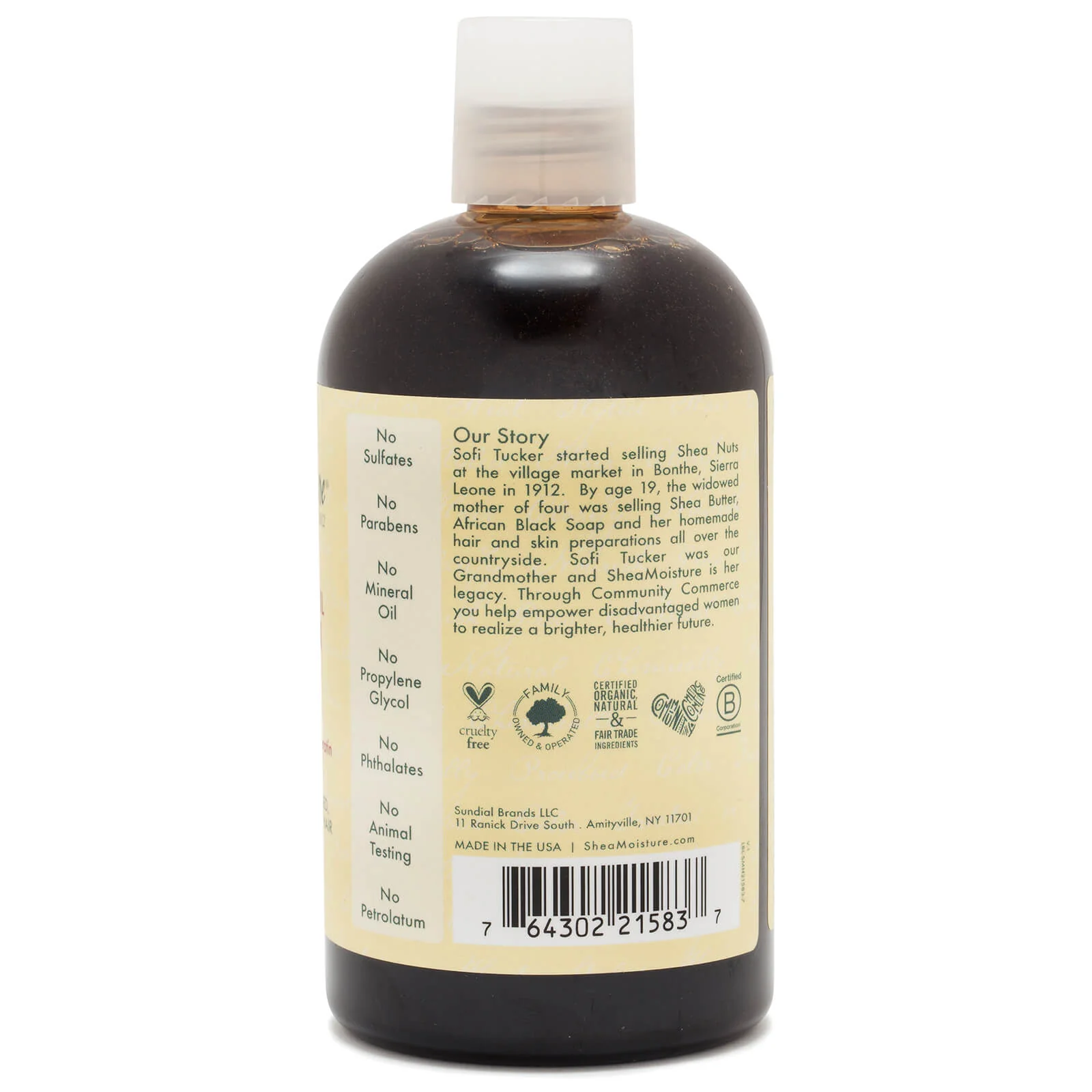 SheaMoisture Jamaican Black Castor Oil Strengthen & Restore Shampoo 384ml - Image 3