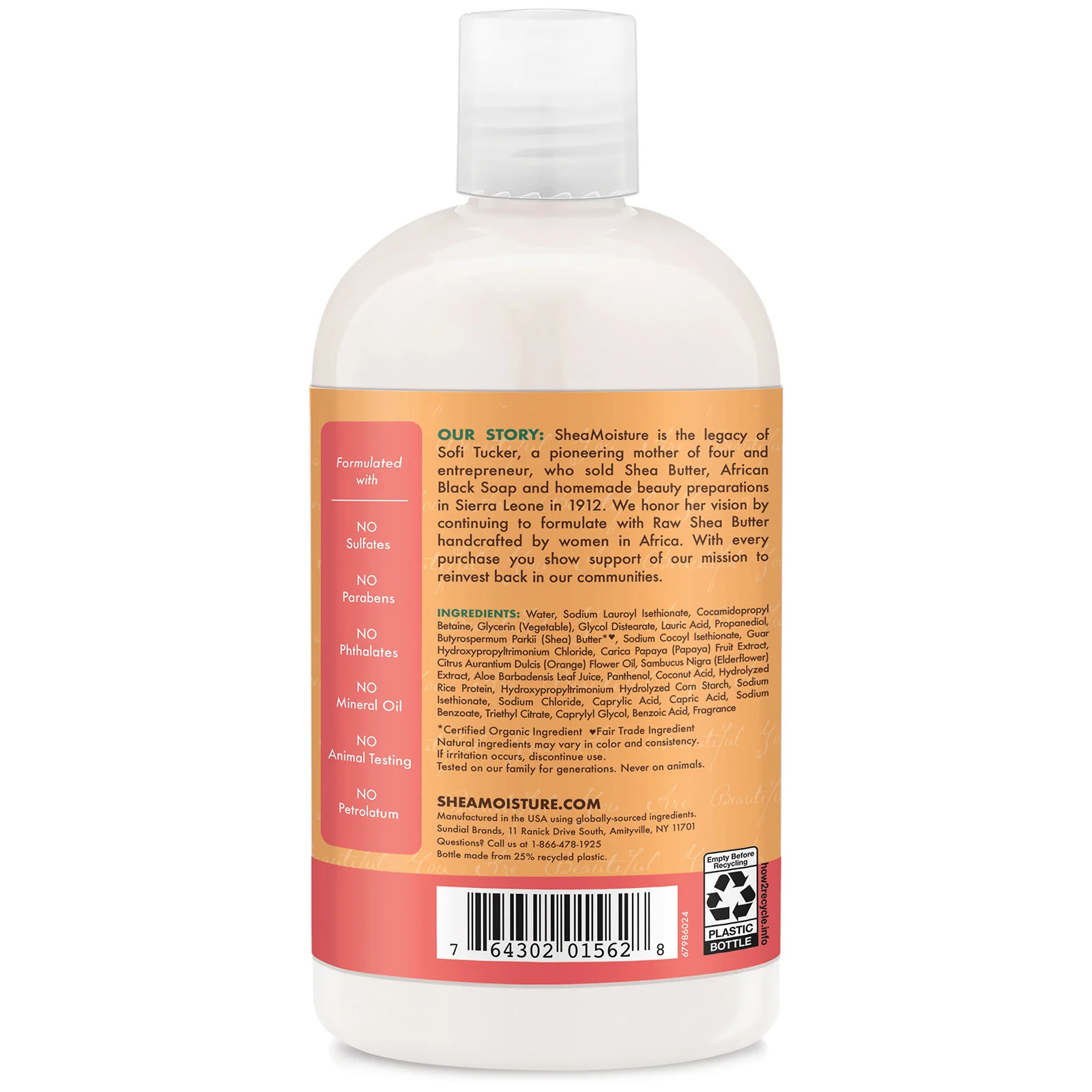 SheaMoisture Papaya & Neroli All Day Frizz Control Shampoo 384ml - Image 3