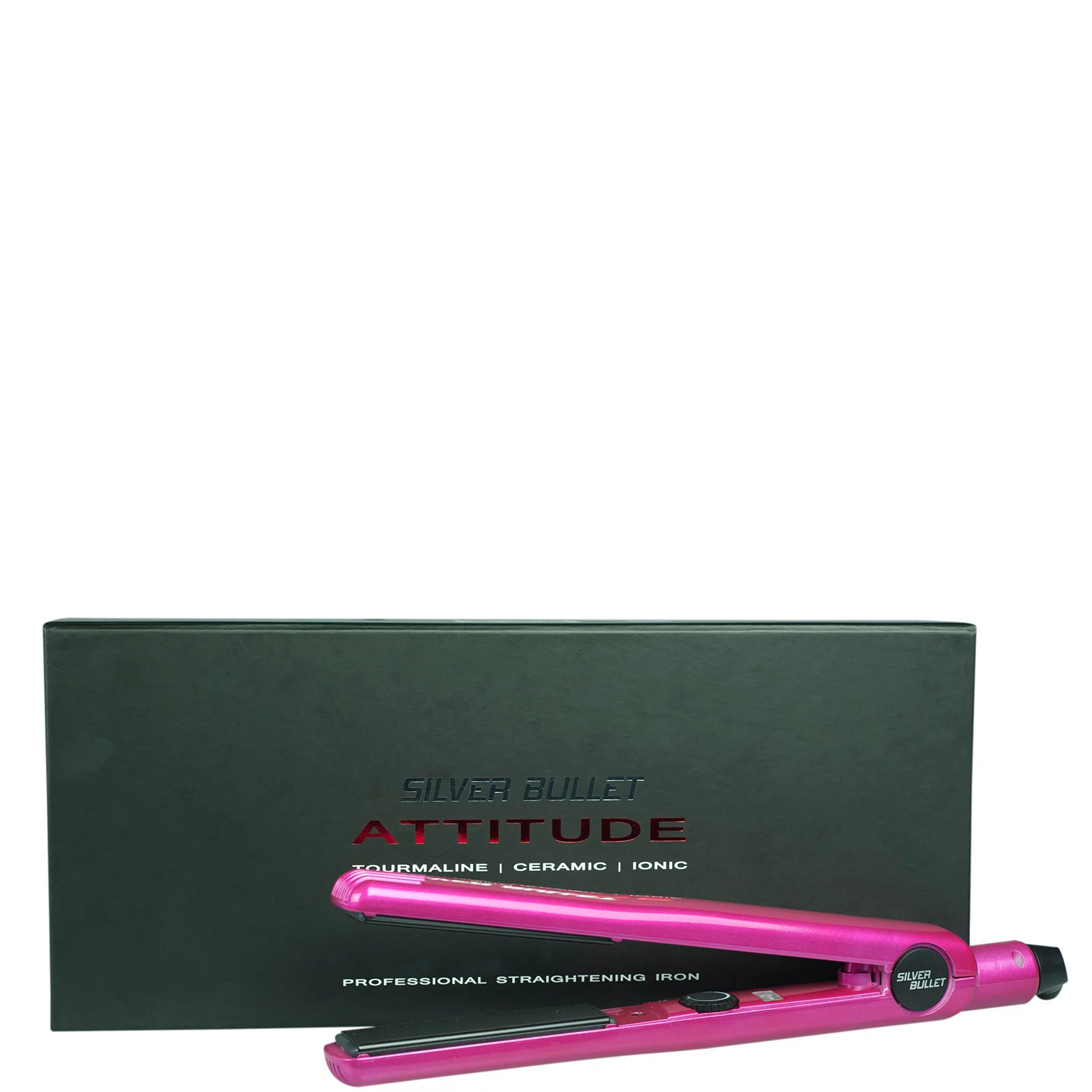 Silver Bullet Attitude Hair Straighteners - Hot Pink - Image 2