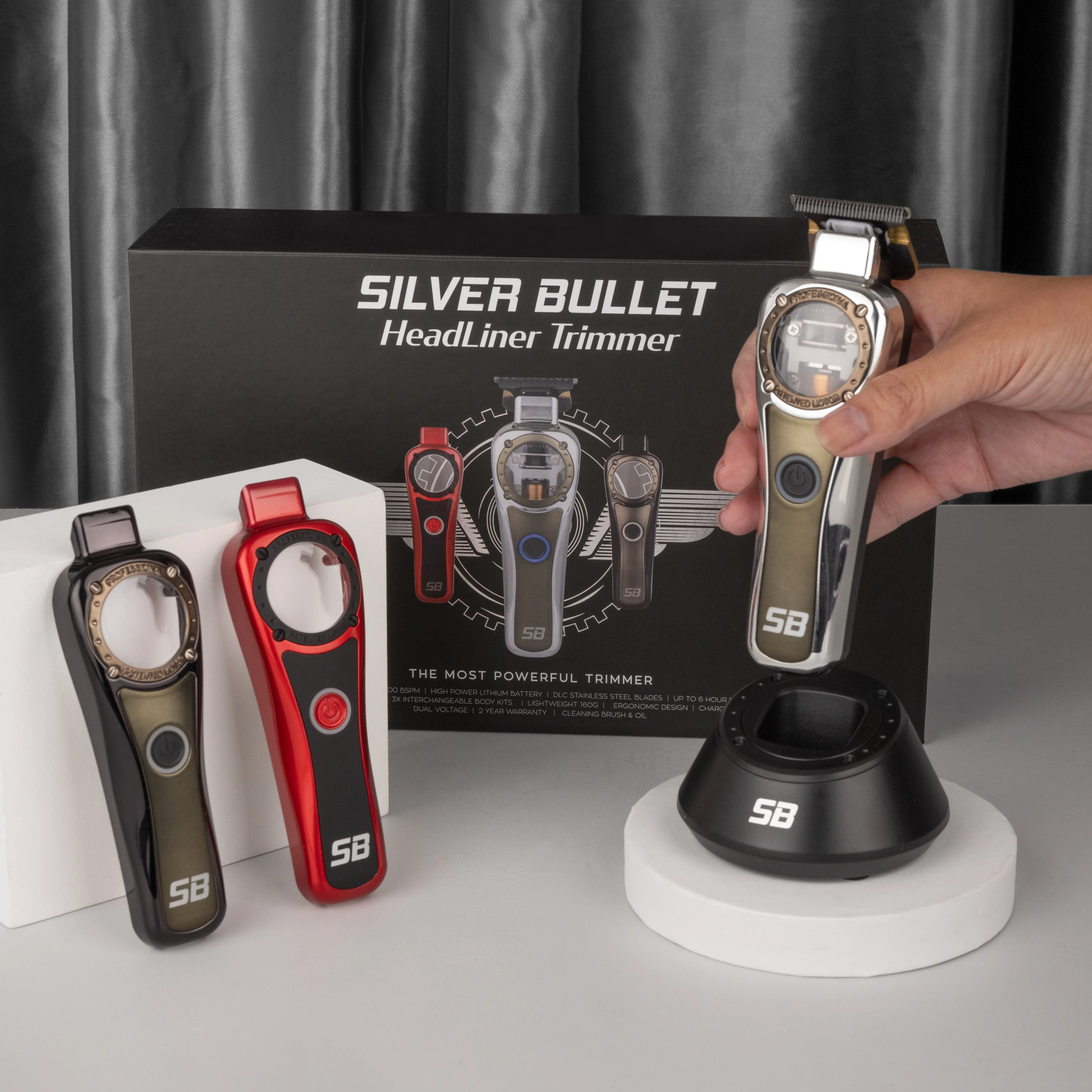 Silver Bullet Headliner Hair Trimmer Cord/Cordless - Image 4