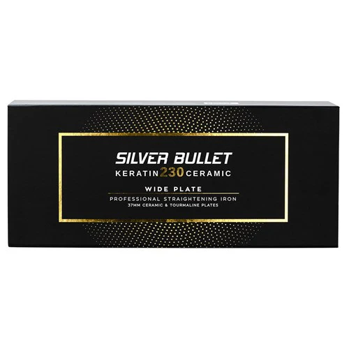 Silver Bullet Keratin 230 Ceramic Wide Plate Straighteners 37mm - Image 2