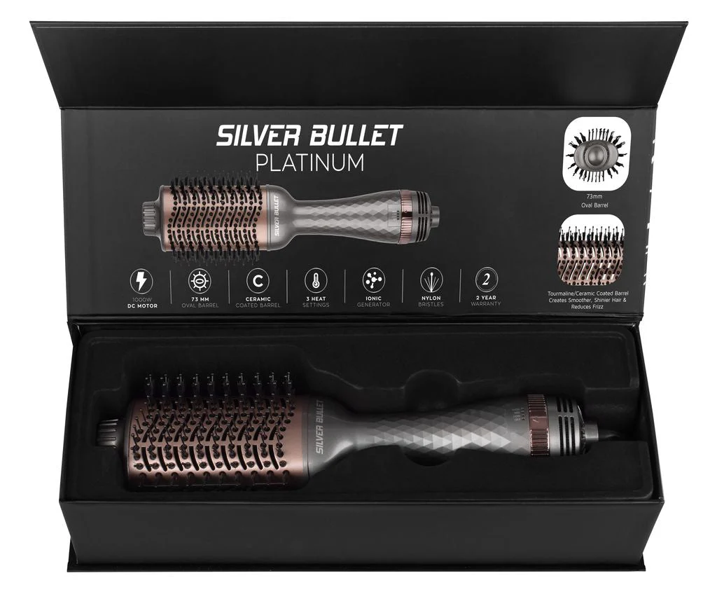 Silver Bullet Platinum Hot Air Brush - Large 73mm - Image 2