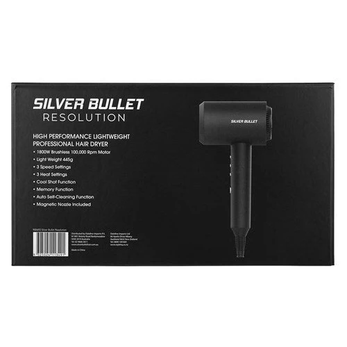Silver Bullet Resolution Hair Dryer 1800W - Black - Image 4