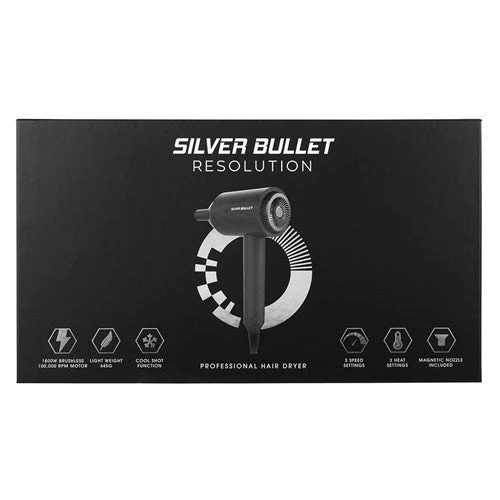 Silver Bullet Resolution Hair Dryer 1800W - Black - Image 5