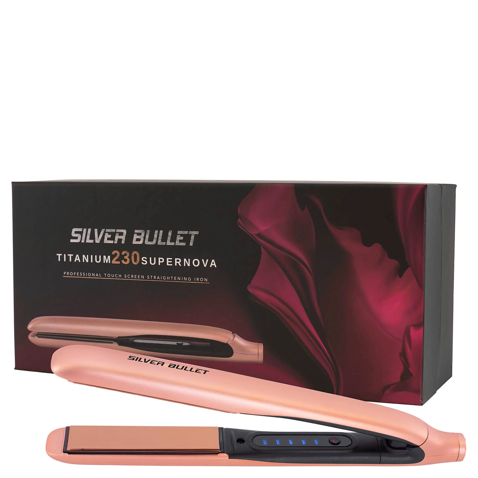 Silver Bullet Titanium 230 Supernova 25mm Straighteners - Rose Gold - Image 2