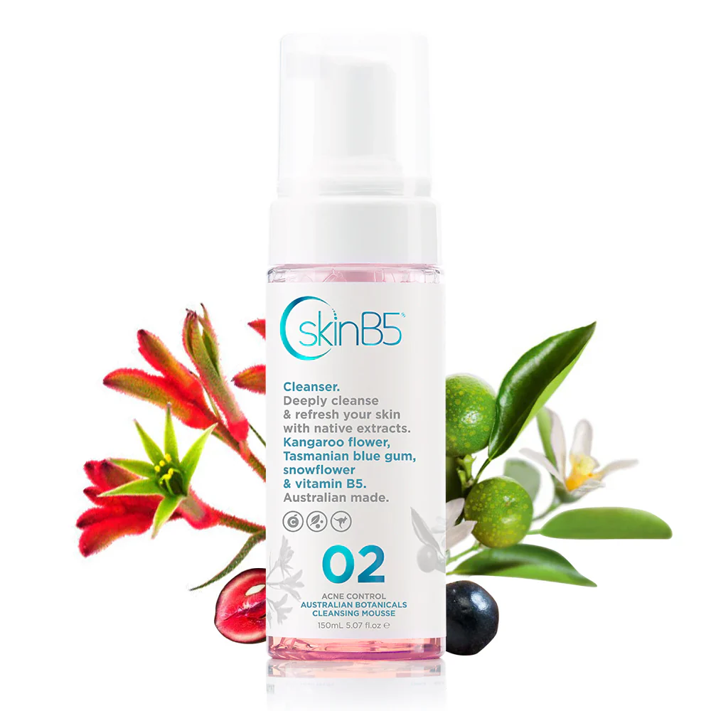 SkinB5 Acne Control Australian Botanical Cleansing Mousse 150ml - Image 5