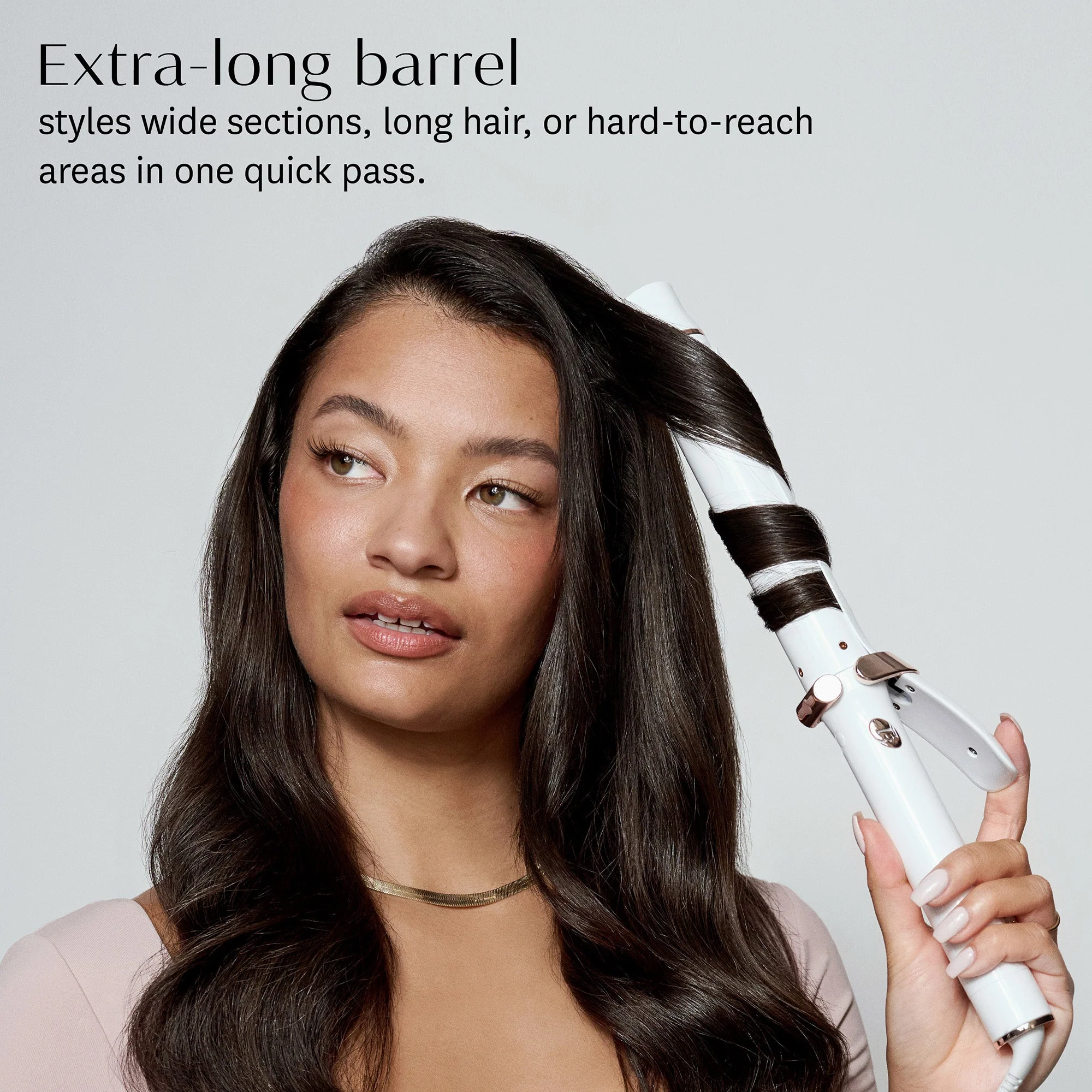 T3 SinglePass Curl X Ceramic Curling Iron 32mm - Image 3