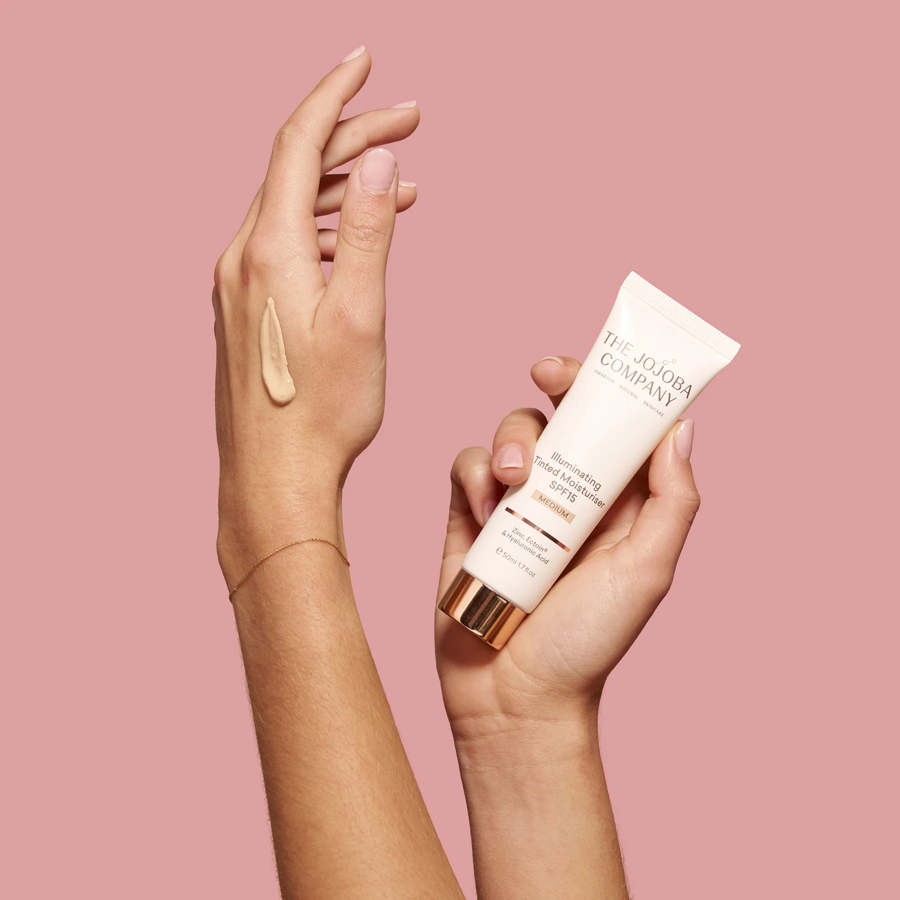 The Jojoba Company Illuminating Tinted Moisturiser - Medium 50ml - Image 3