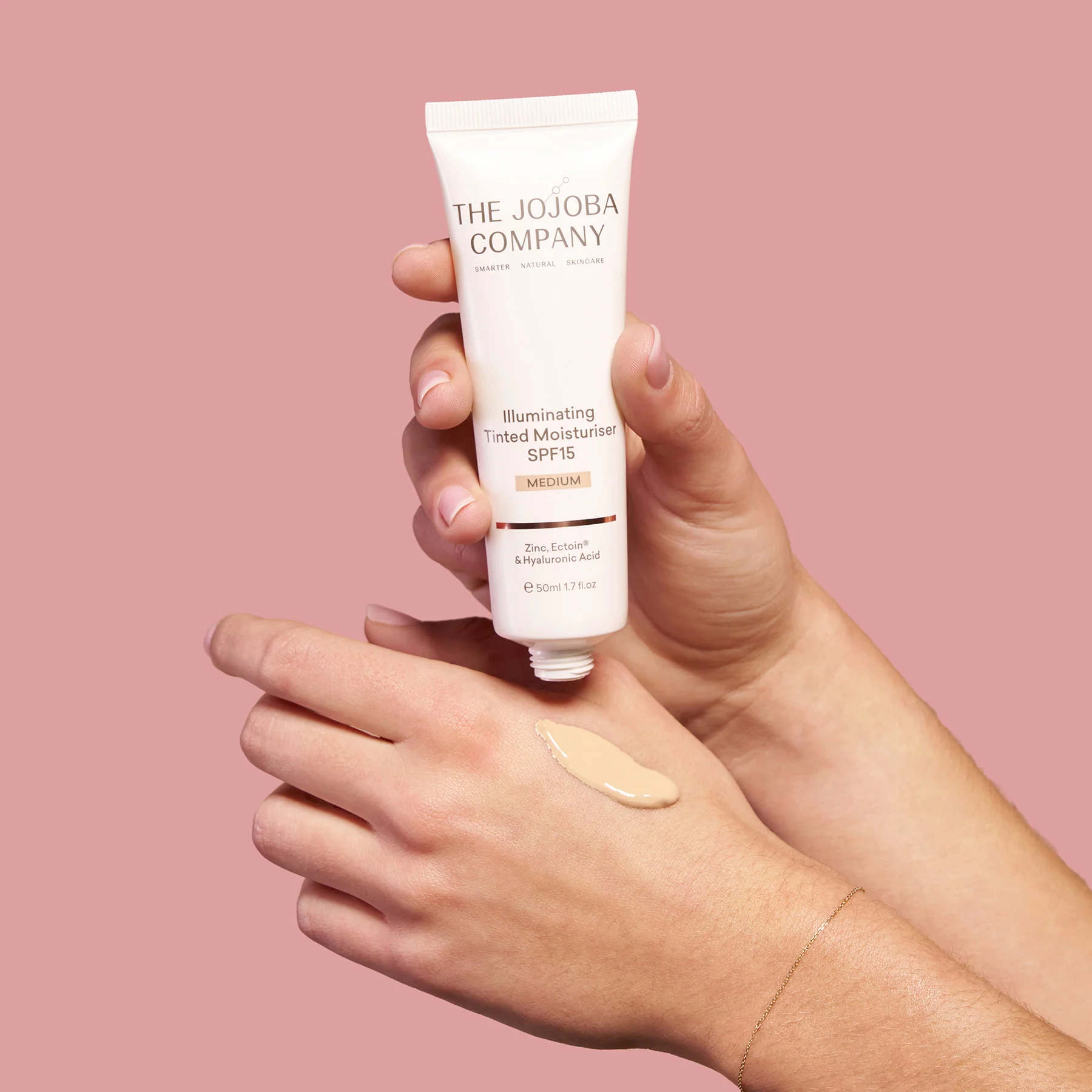 The Jojoba Company Illuminating Tinted Moisturiser - Medium 50ml - Image 4