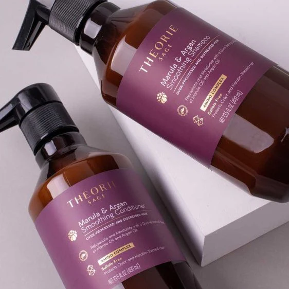 Theorie Marula & Argan Smoothing Conditioner 400ml - Image 3