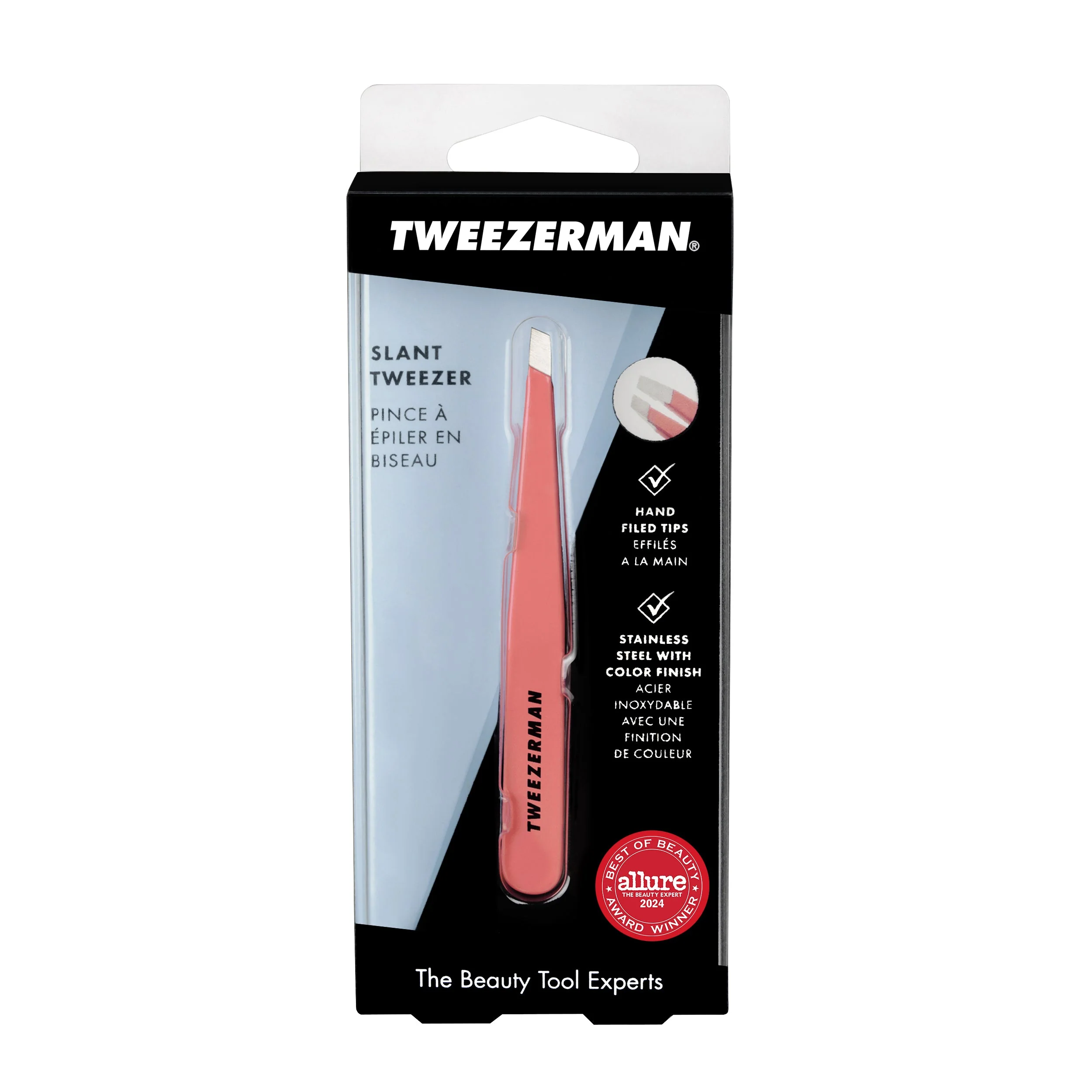 Tweezerman Slant Tweezer Geranium - Image 4