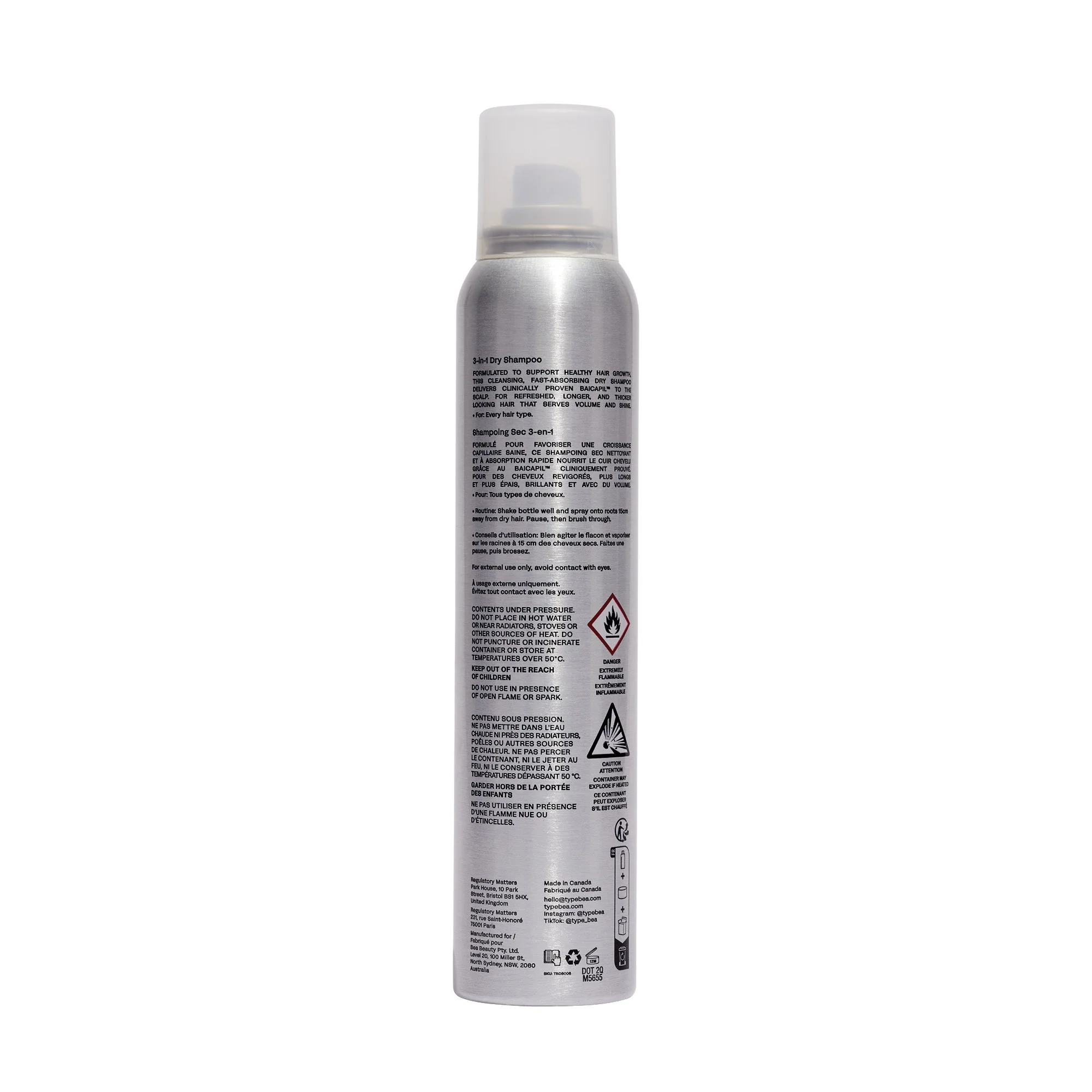 TYPEBEA G.5 3-in-1 Dry Shampoo 116g - Image 3