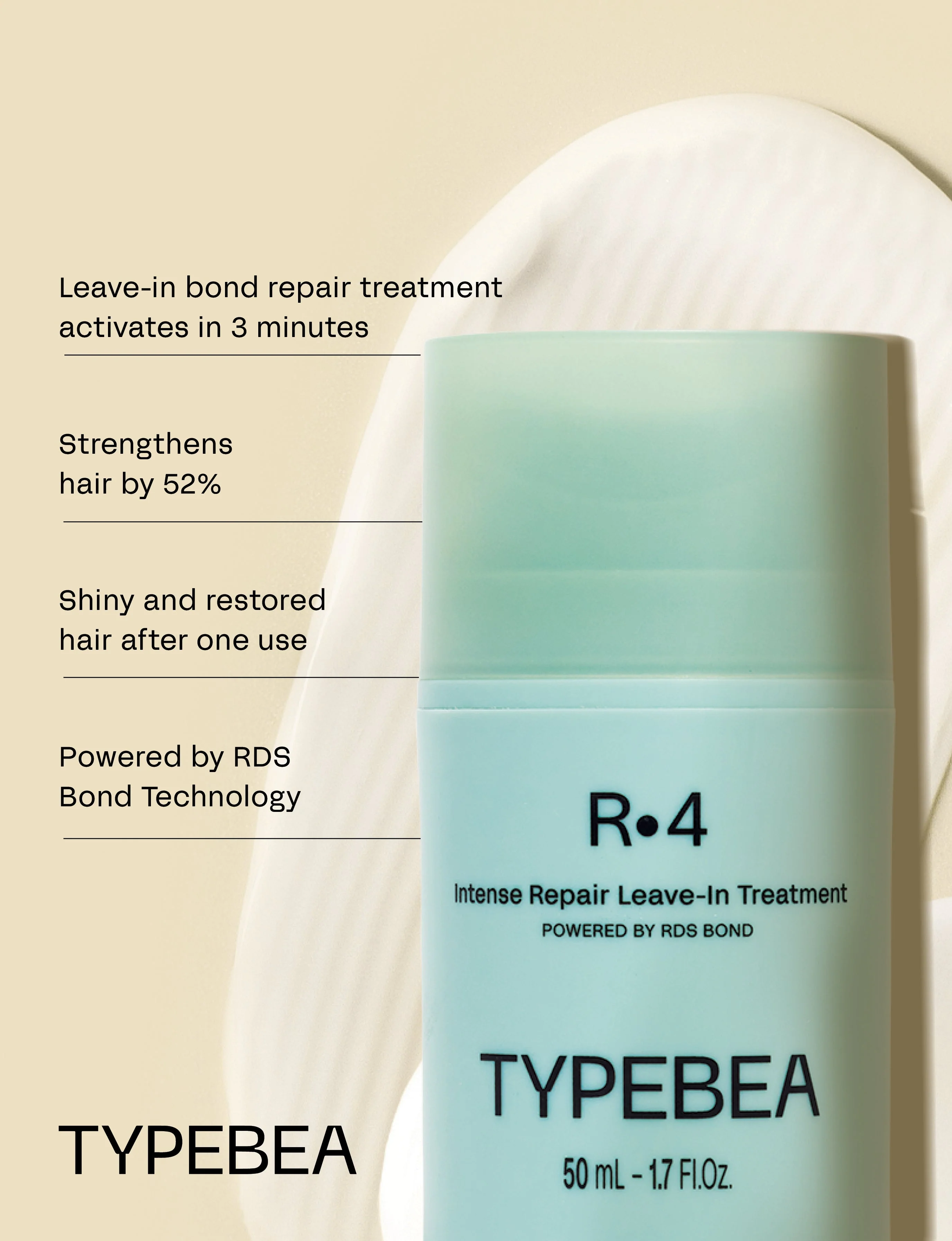 TYPEBEA R.4 Intense Repair Leave-In Treatment 50ml - Image 2