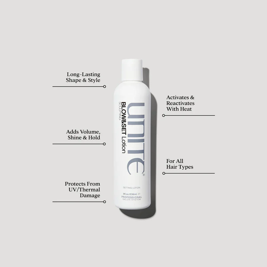 Unite Blow and Set Sculpting Lotion 236ml - Image 2