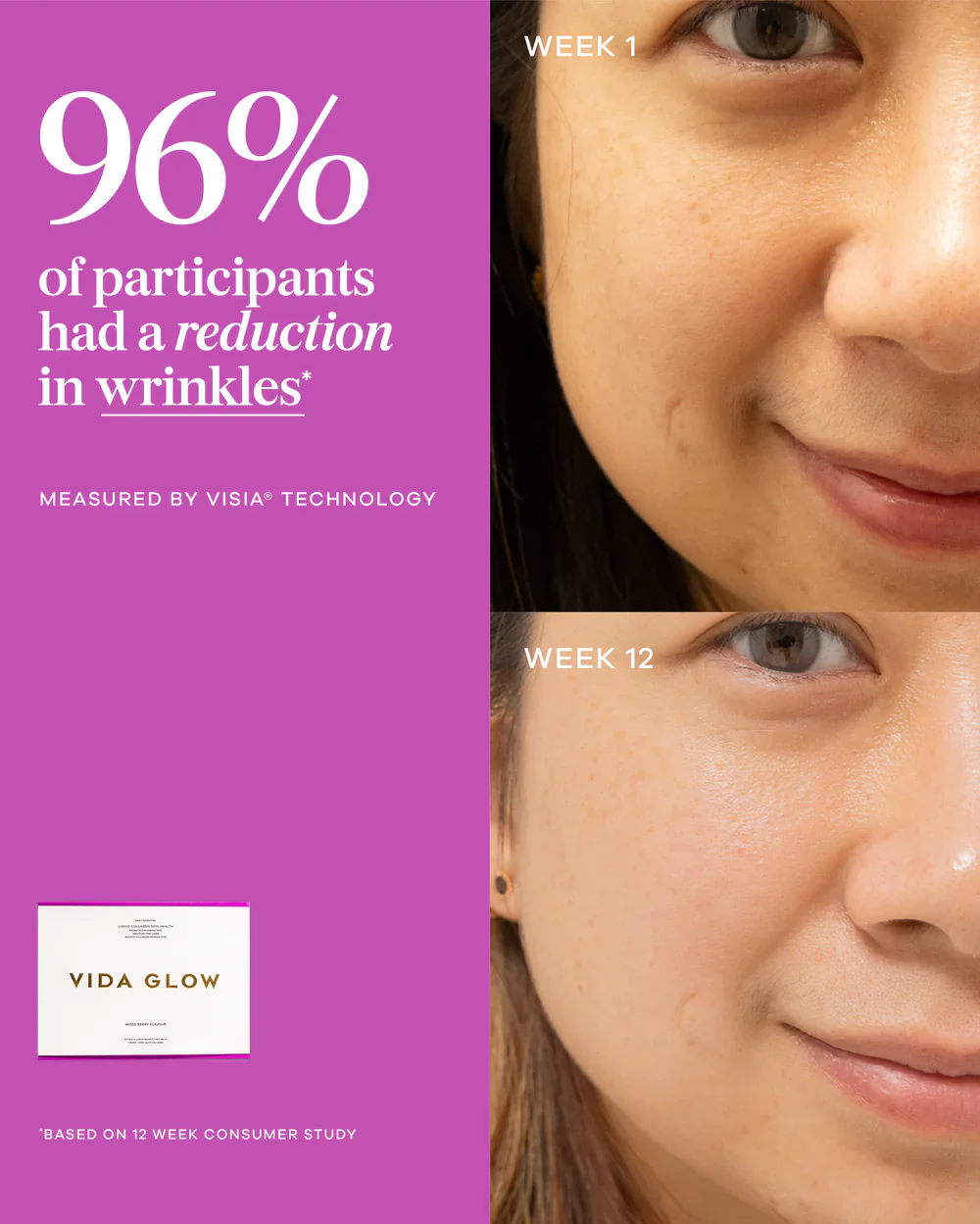 Vida Glow Liquid Collagen Skin Health Mixed Berry - 15 sachets - Image 4