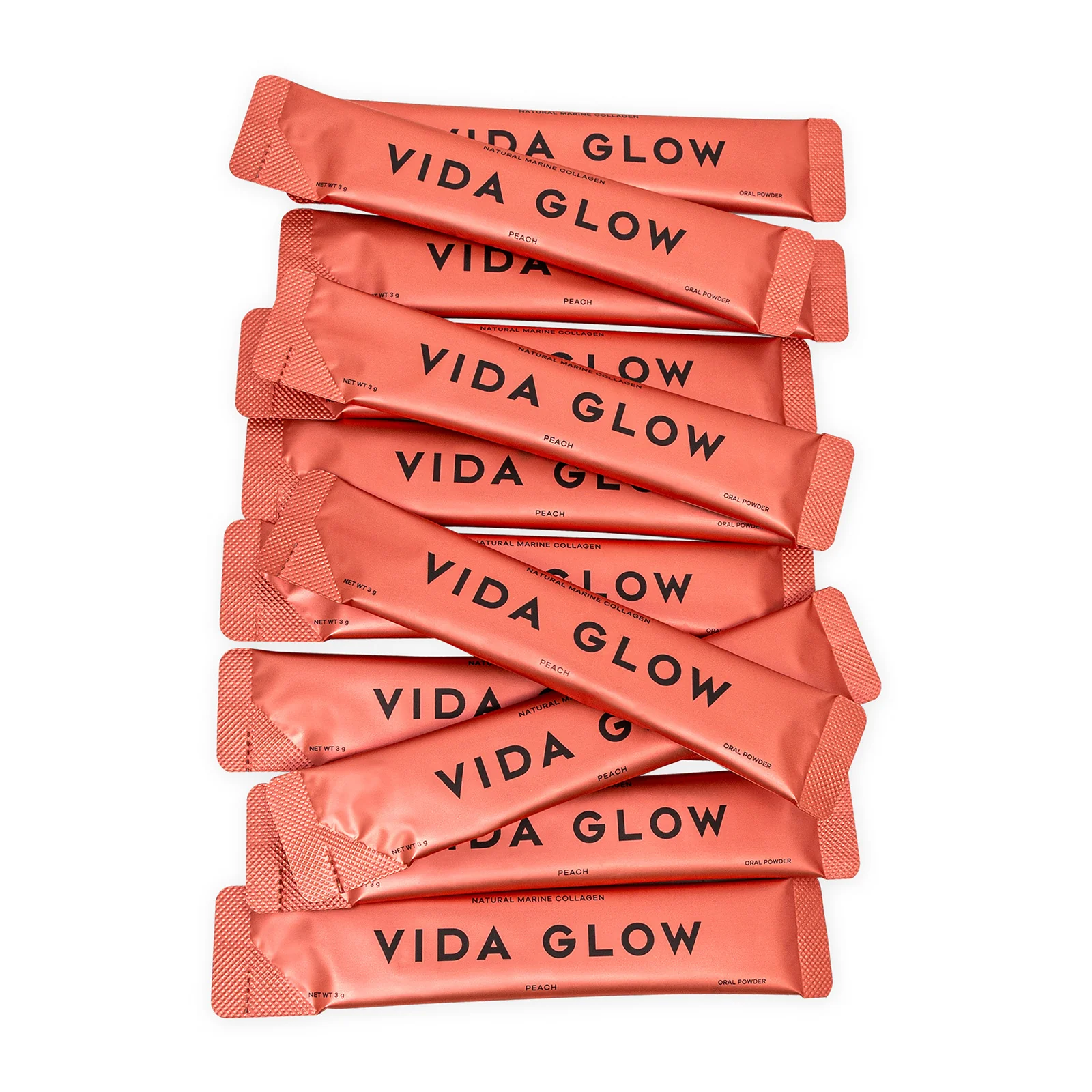 Vida Glow Natural Marine Collagen Supplement - Peach 90g - Image 3