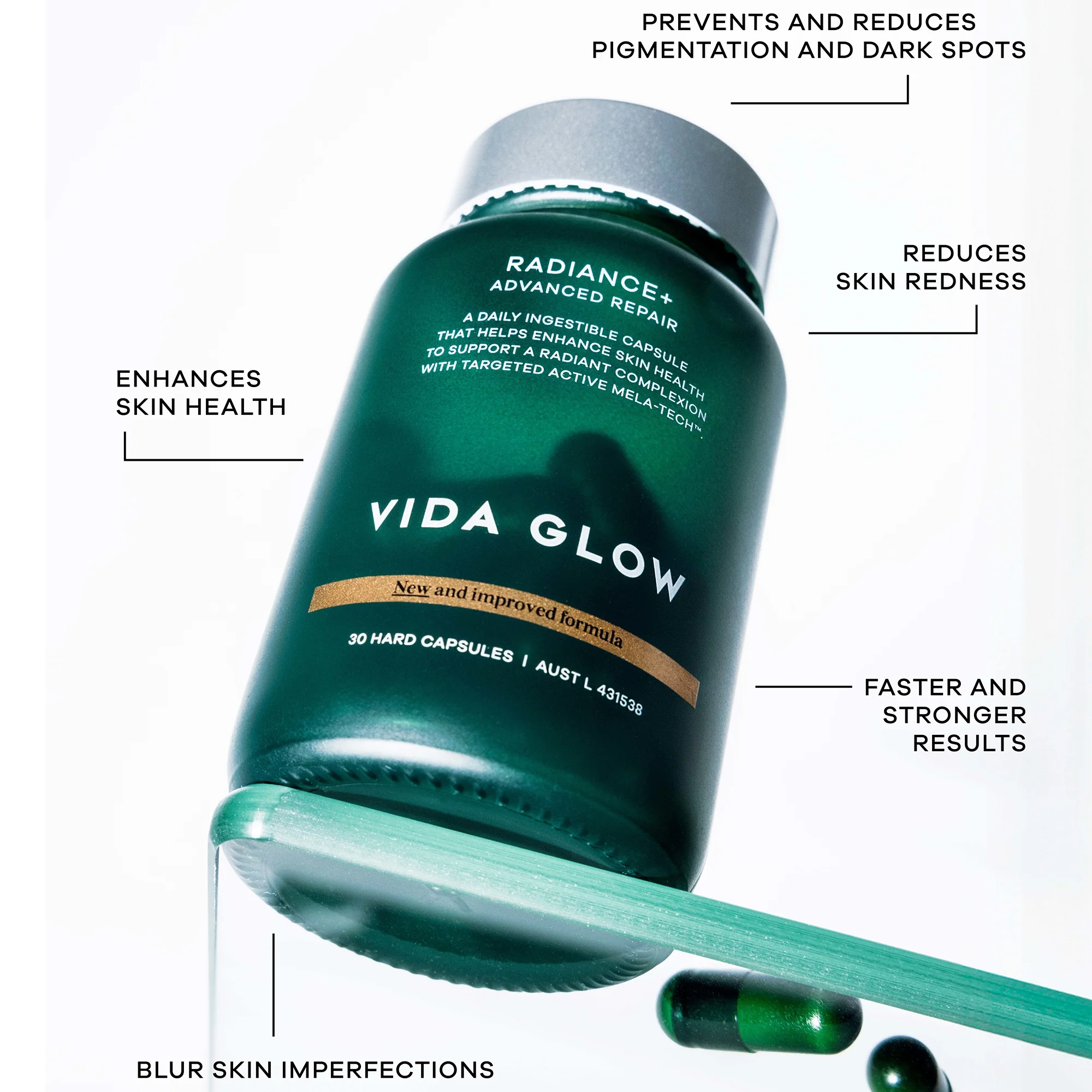 Vida Glow Radiance + (30 Capsules) - Image 2