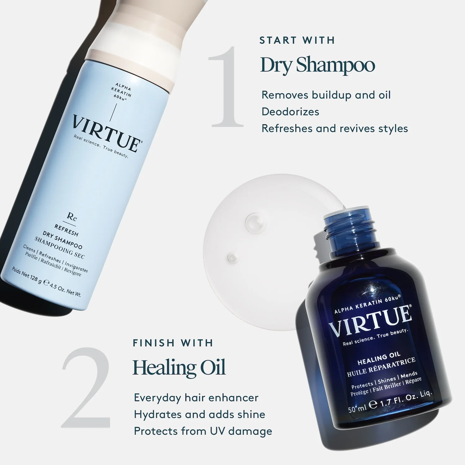 Virtue Refresh Dry Shampoo 128g - Image 3