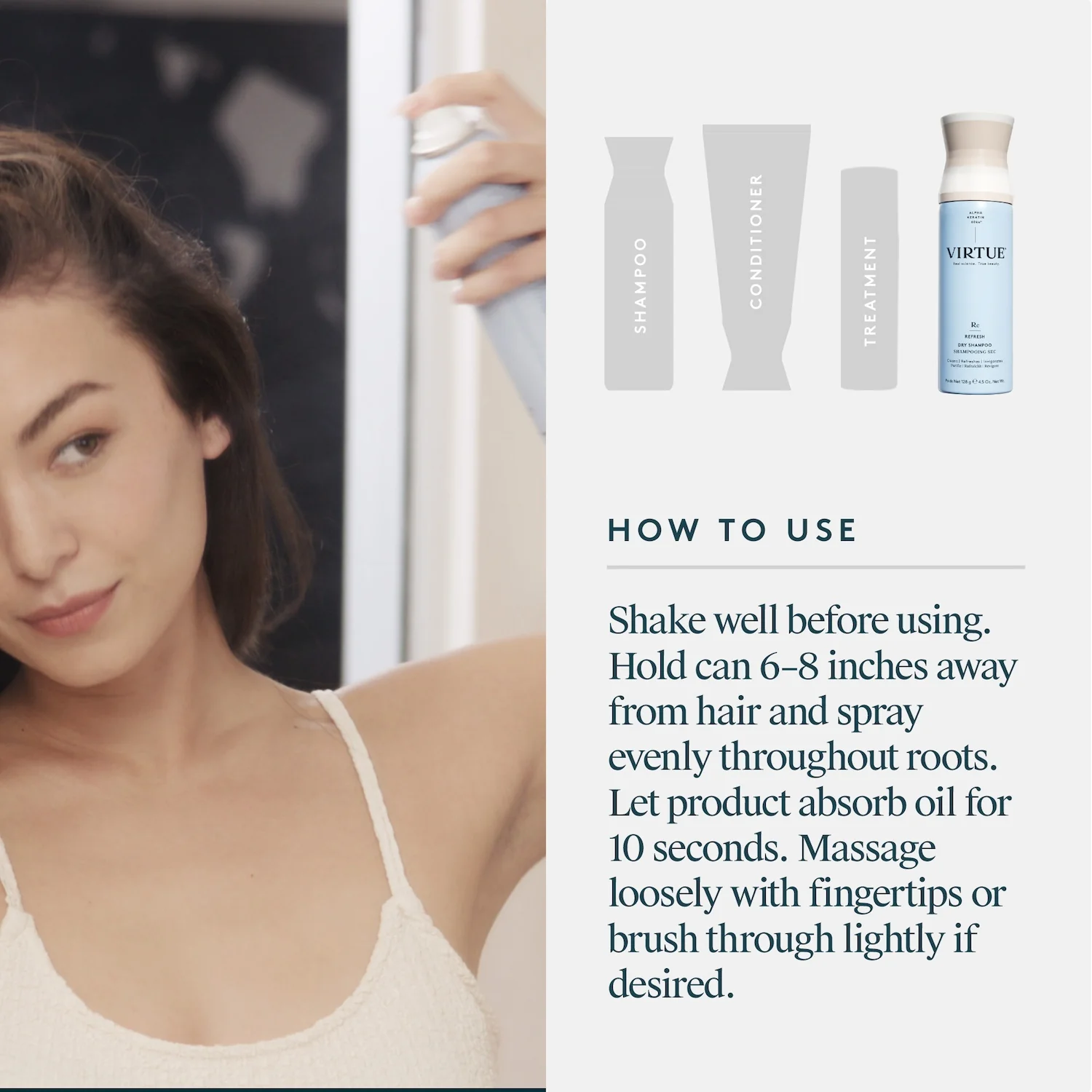 Virtue Refresh Dry Shampoo 128g - Image 9