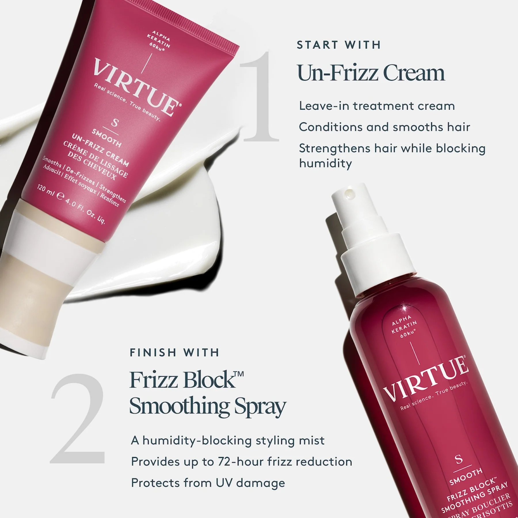 Virtue Polish Un-Frizz Cream 60ml - Image 10
