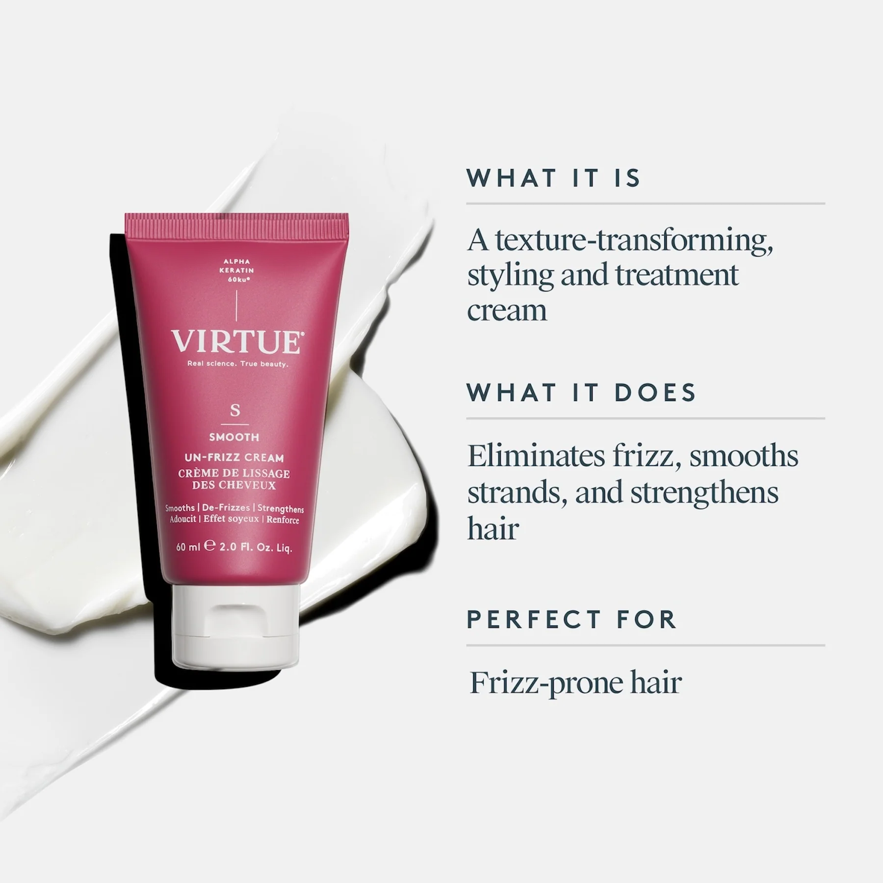 Virtue Polish Un-Frizz Cream 60ml - Image 14