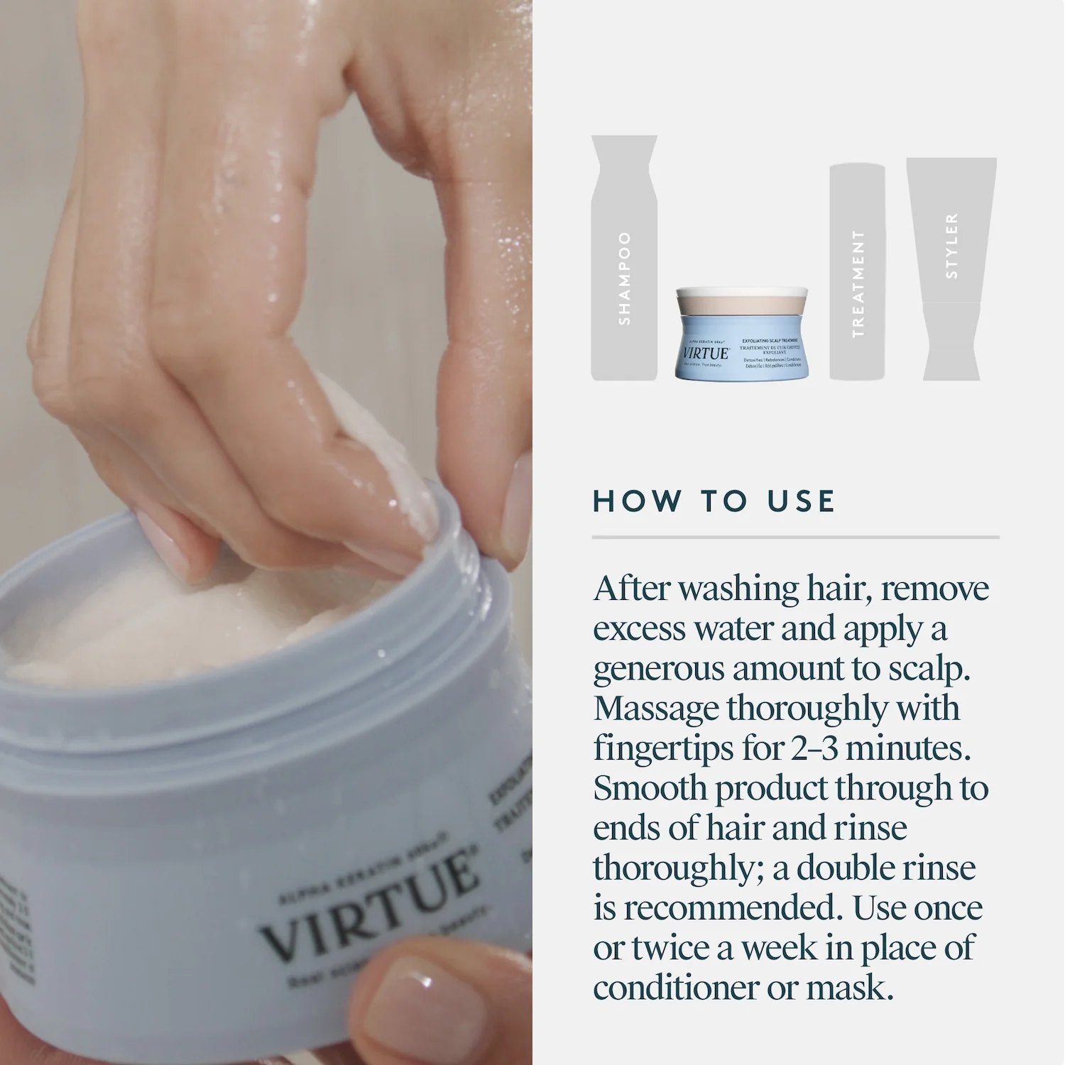 Virtue Exfoliating Scalp Scrub 150ml - Image 10