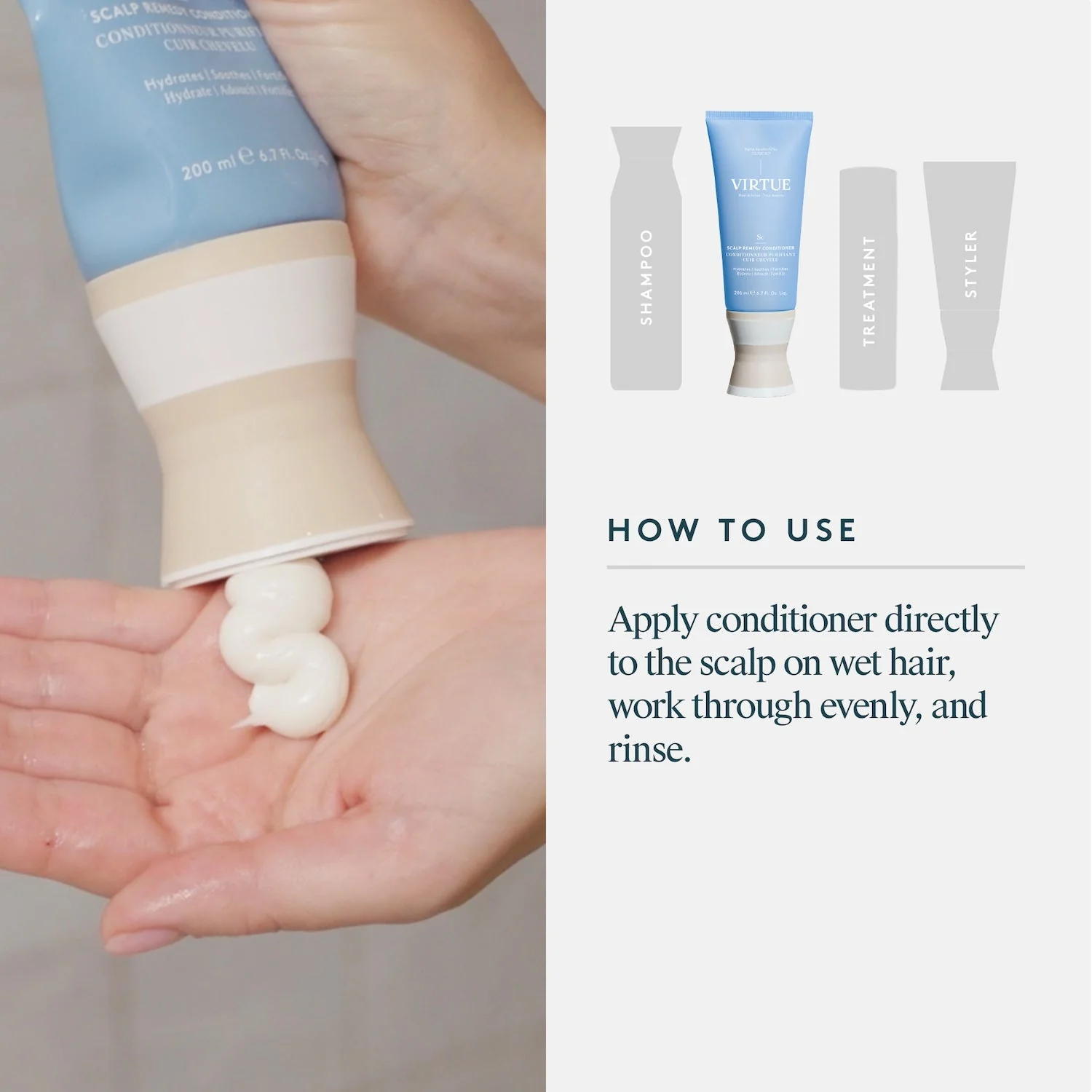 Virtue Scalp Remedy Conditioner 200ml - Image 9