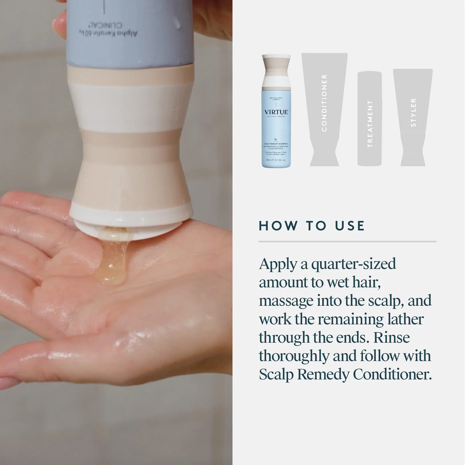 Virtue Scalp Remedy Shampoo 240ml - Image 9