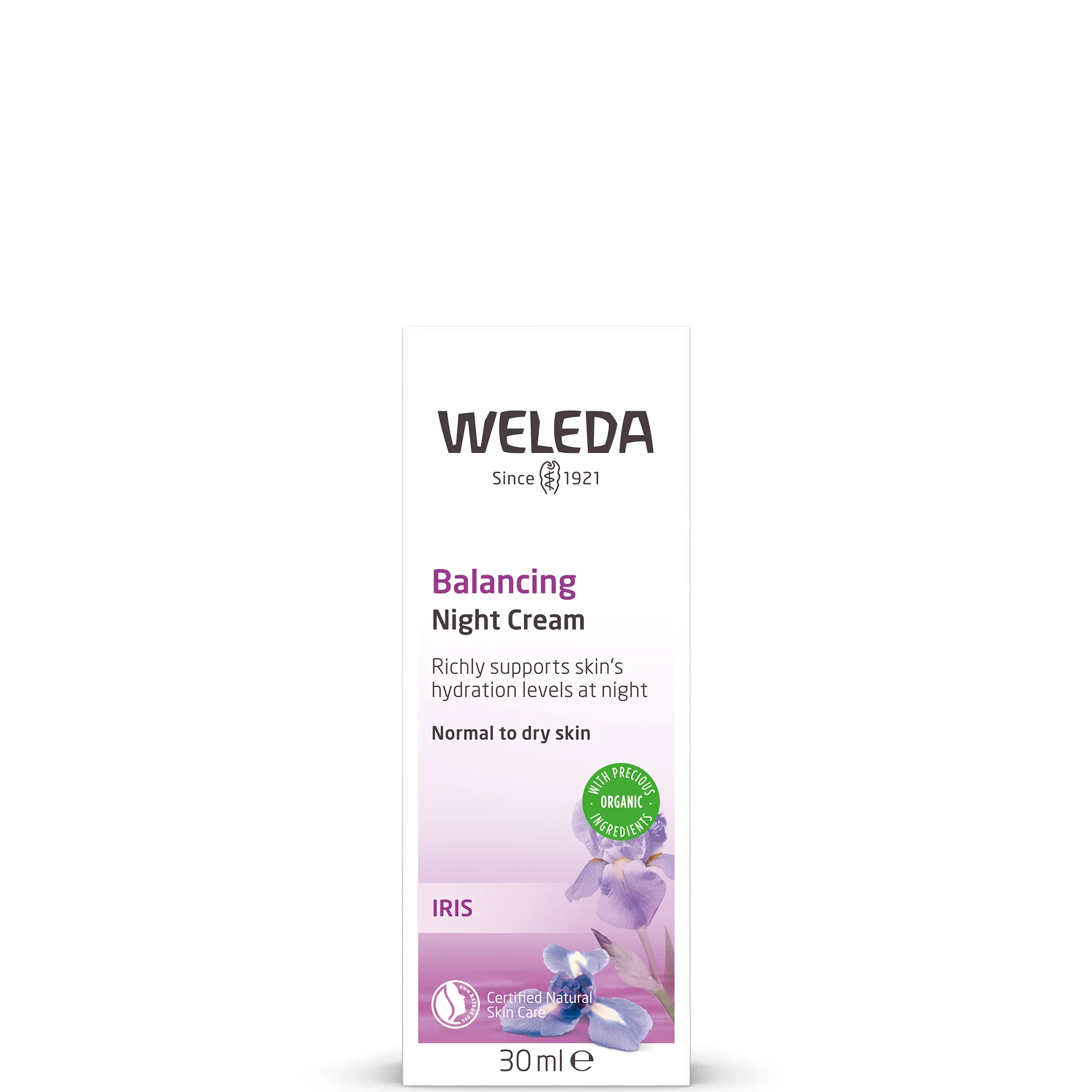 Weleda Balancing Night Cream Iris 30ml - Image 2