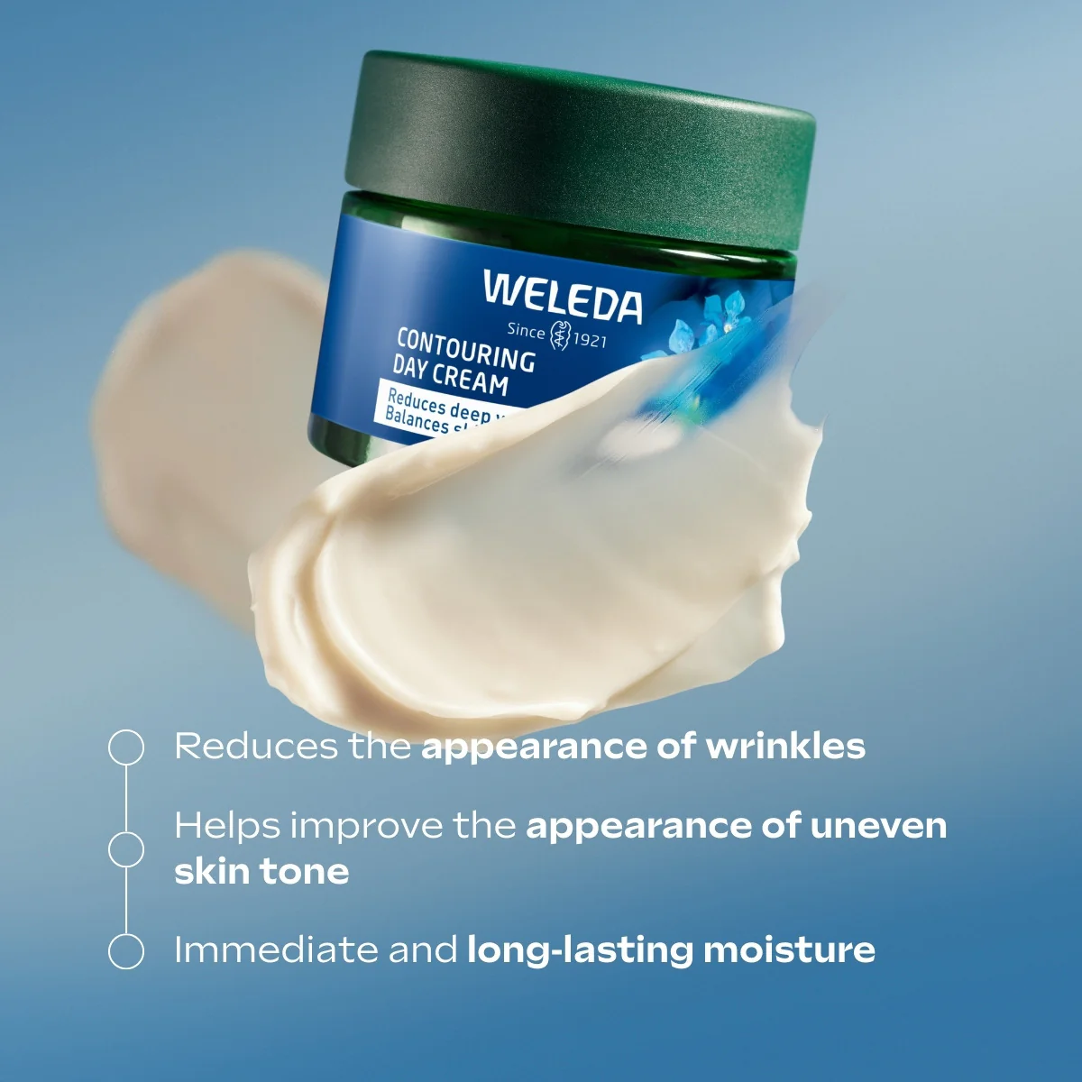 Weleda Contouring Day Cream Blue Gentian and Edelweiss 40ml - Image 2
