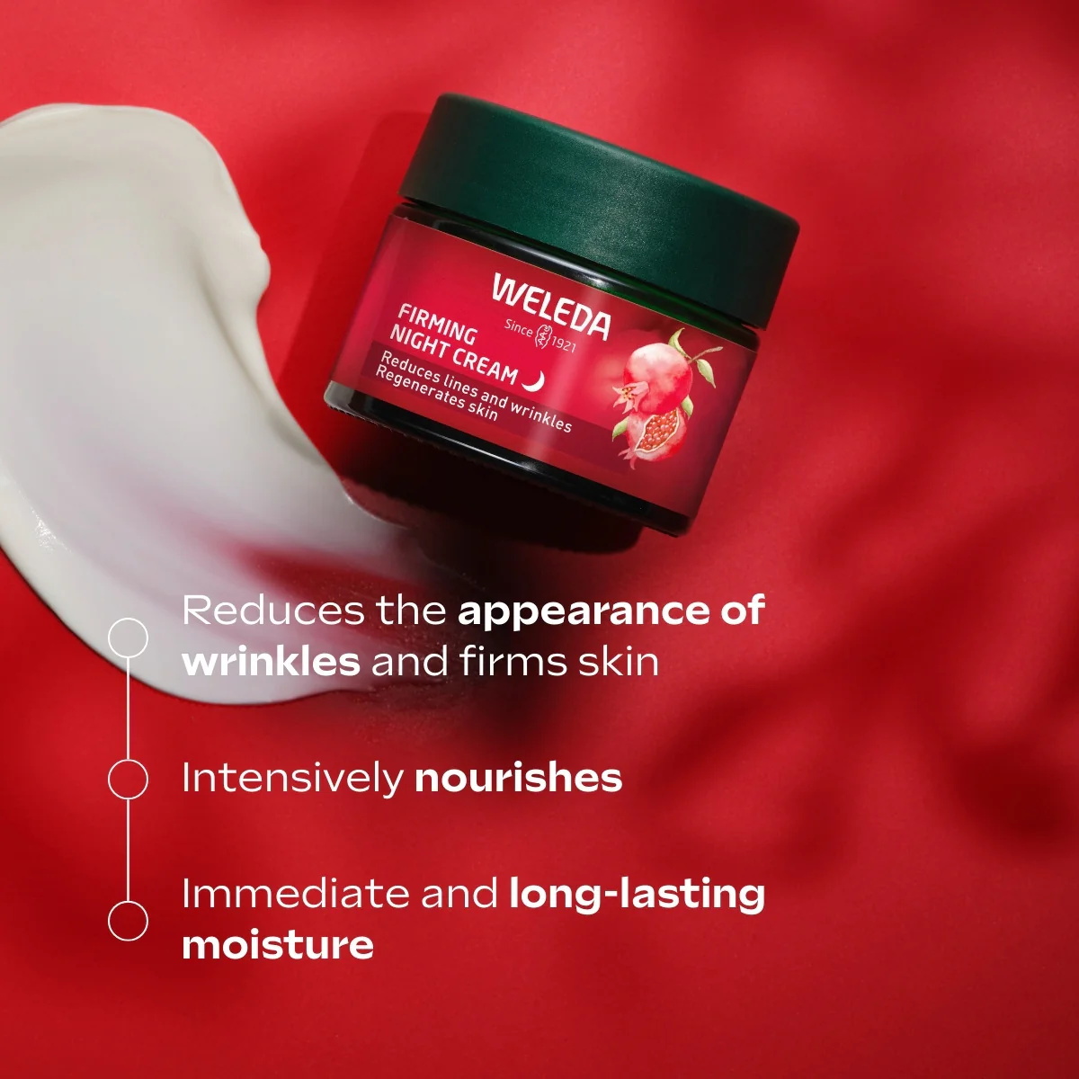 Weleda Firming Night Cream Pomegranate and Maca Peptides 40ml - Image 2