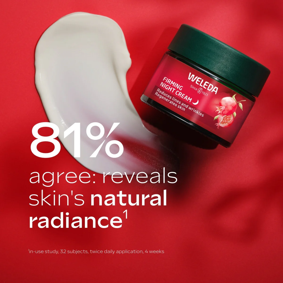 Weleda Firming Night Cream Pomegranate and Maca Peptides 40ml - Image 3