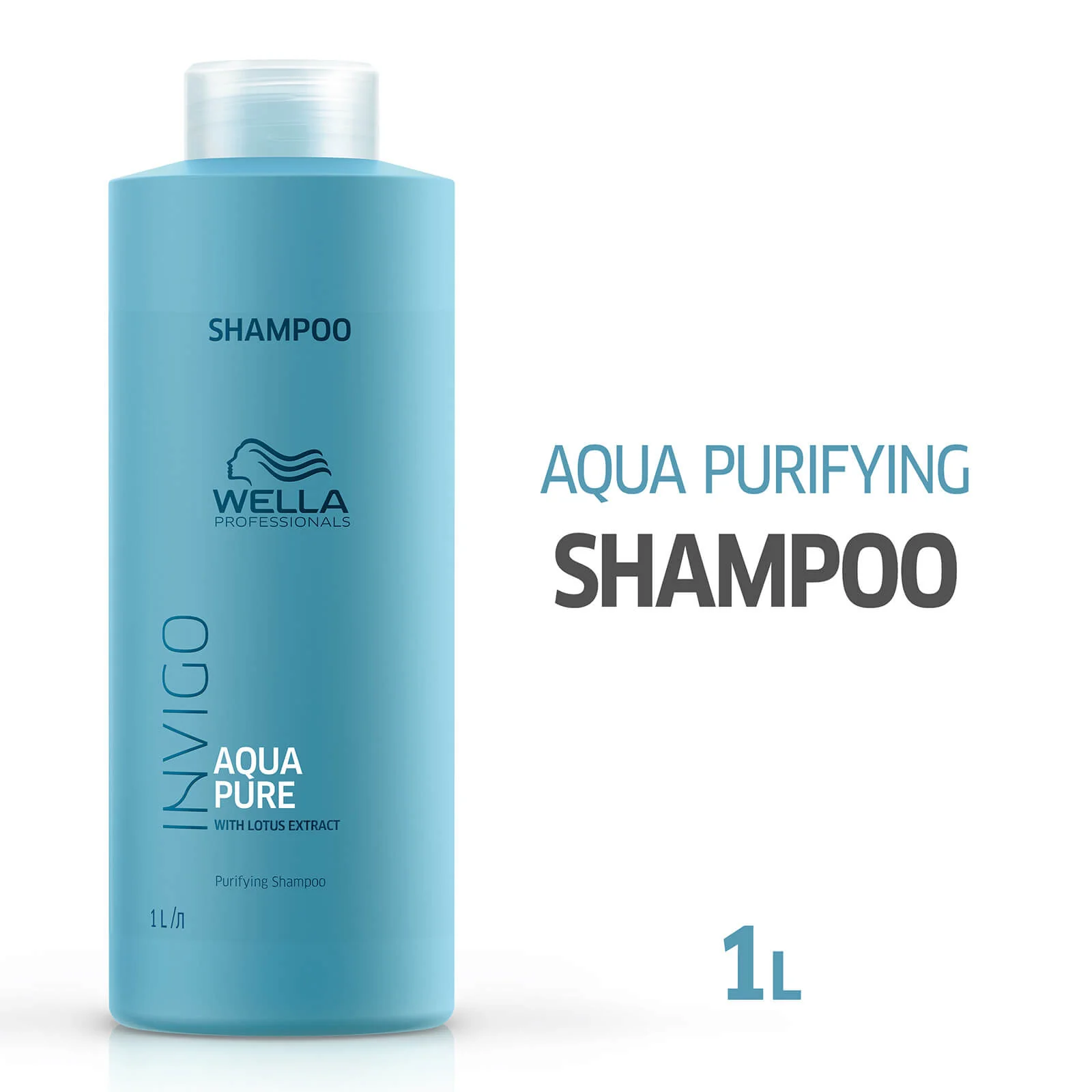 Wella Professionals Care INVIGO Balance Aqua Pure Purifying Shampoo 1000ml - Image 2