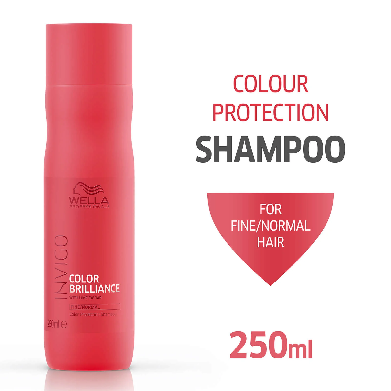 Wella Professionals Care INVIGO Brilliance Color Protection Shampoo 250ml - Image 2