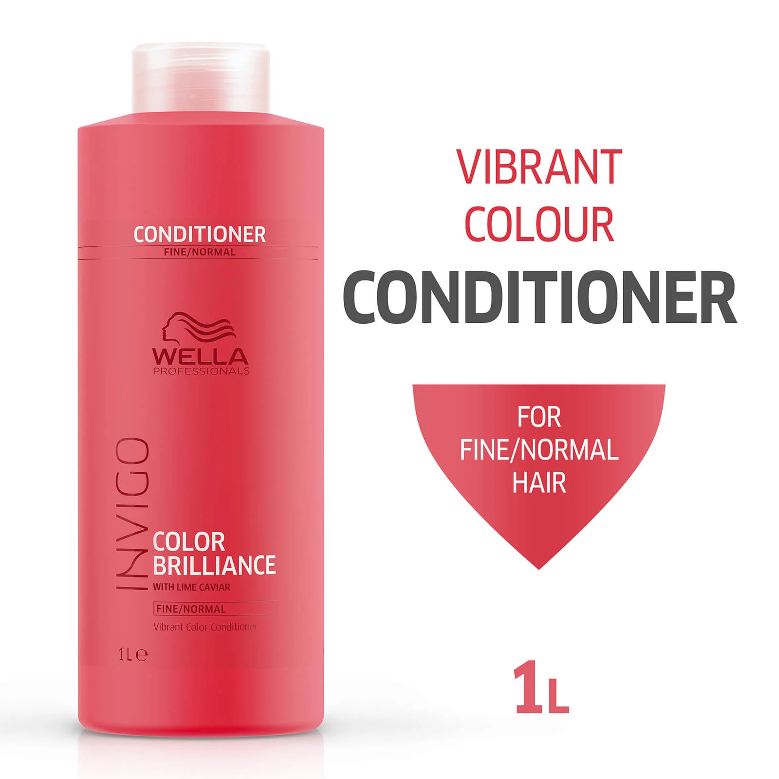 Wella Professionals Care INVIGO Brilliance Vibrant Color Conditioner 1000ml - Image 2