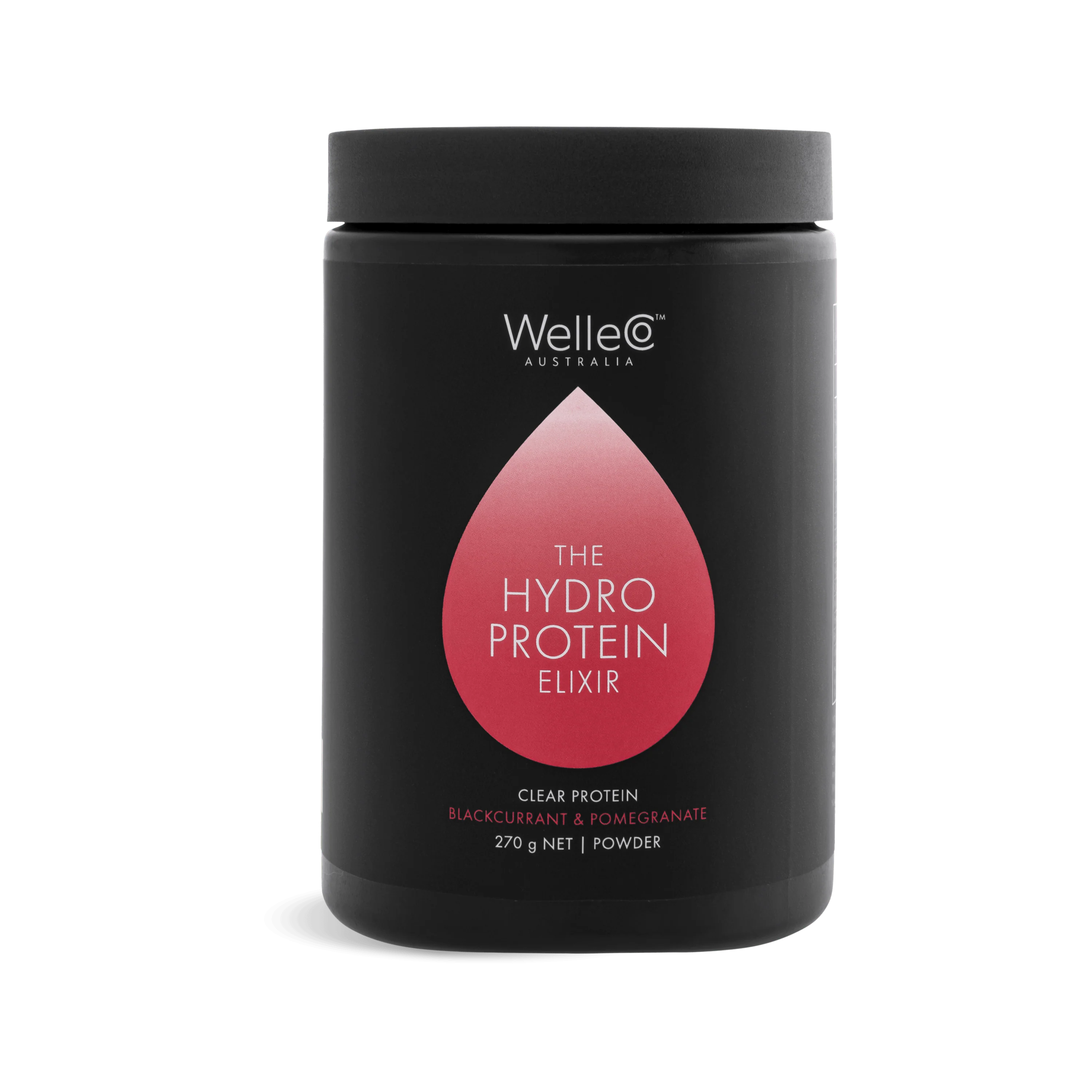 WelleCo The HydroProtein Elixir -  Pomegranate & Blackcurrant 270g - Image 10