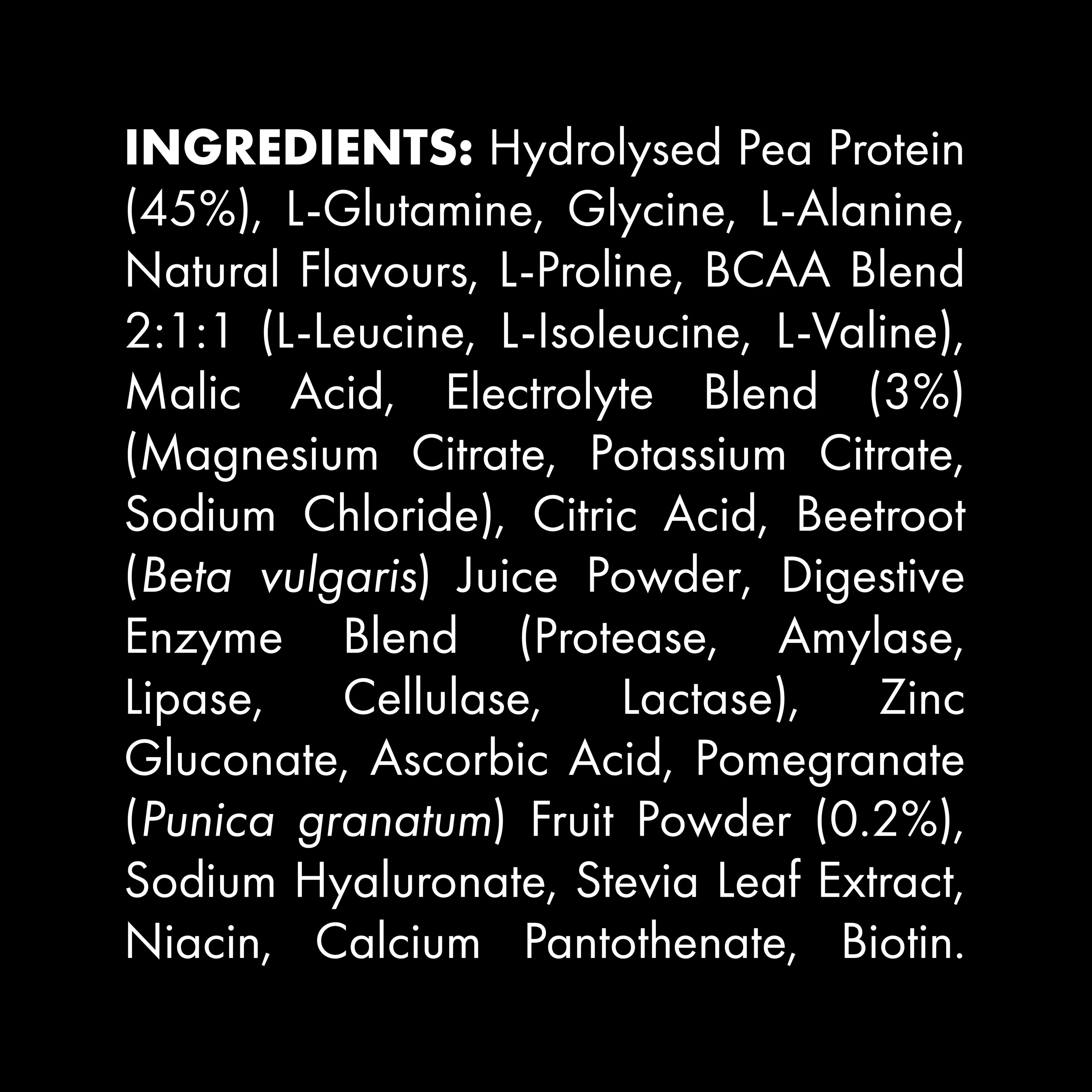 WelleCo The HydroProtein Elixir -  Pomegranate & Blackcurrant 270g - Image 5