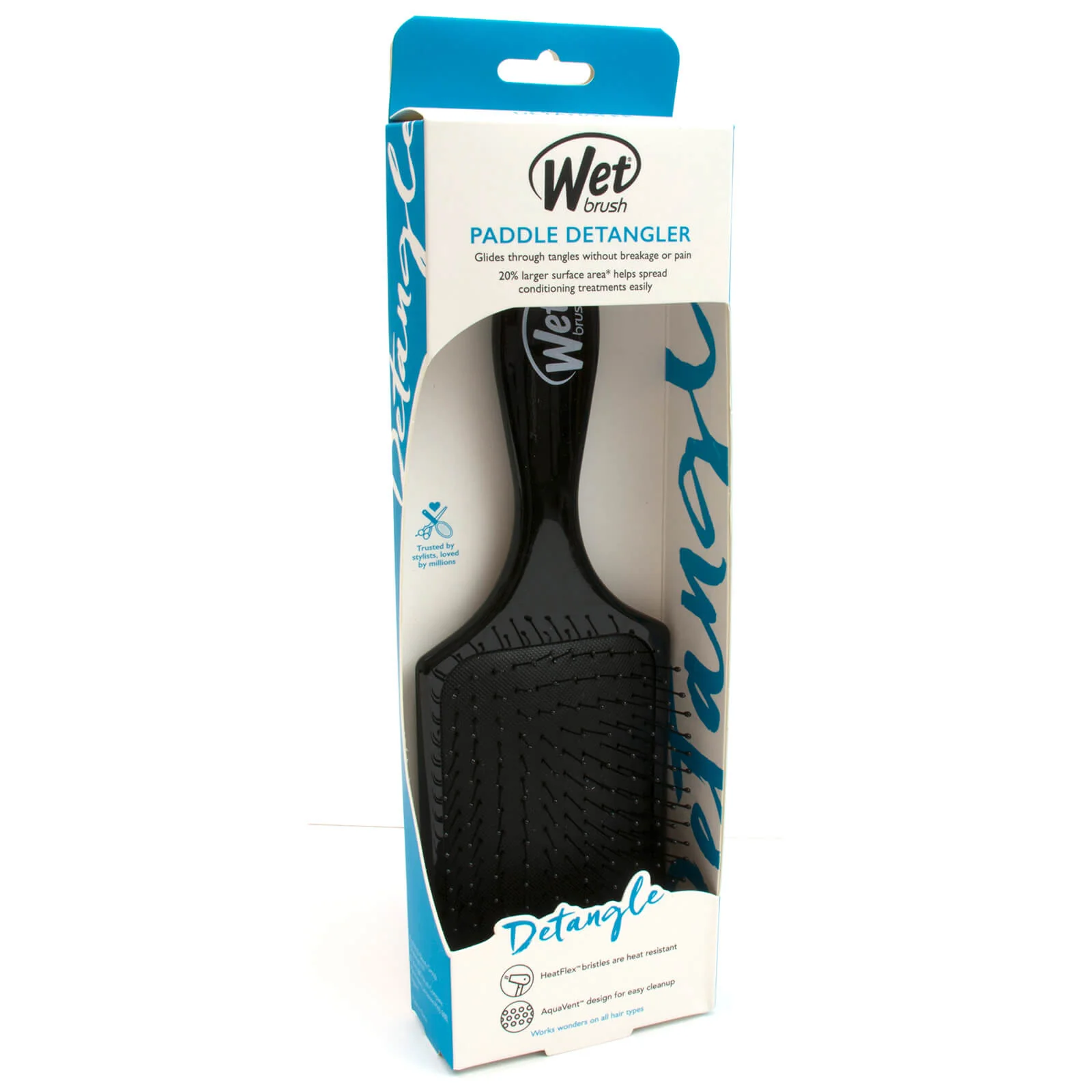 WetBrush Detangler Paddle Brush - Black - Image 4